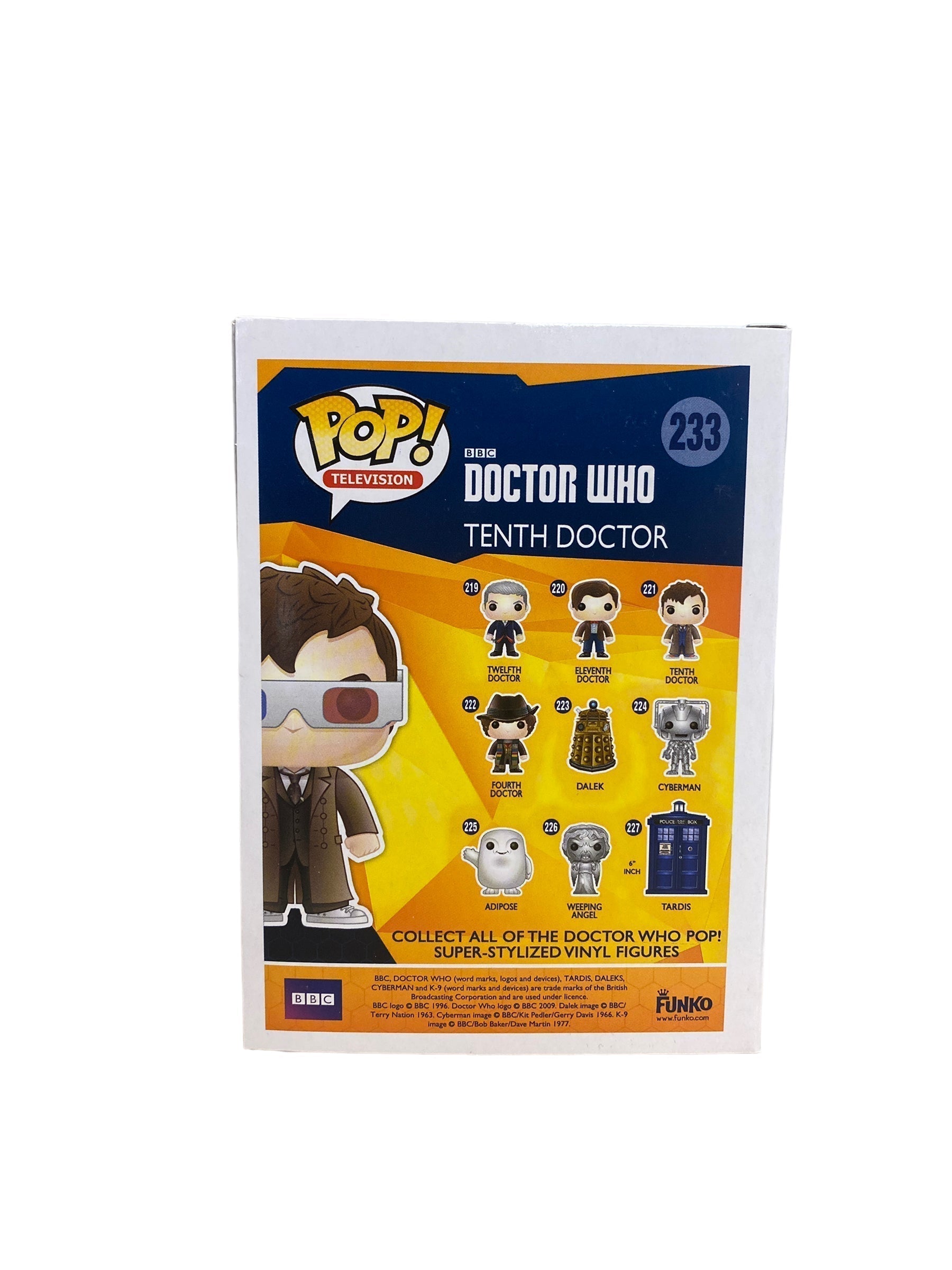 Tenth Doctor #233 (3D Glasses) Funko Pop! - Doctor Who - Hot Topic Exclusive -