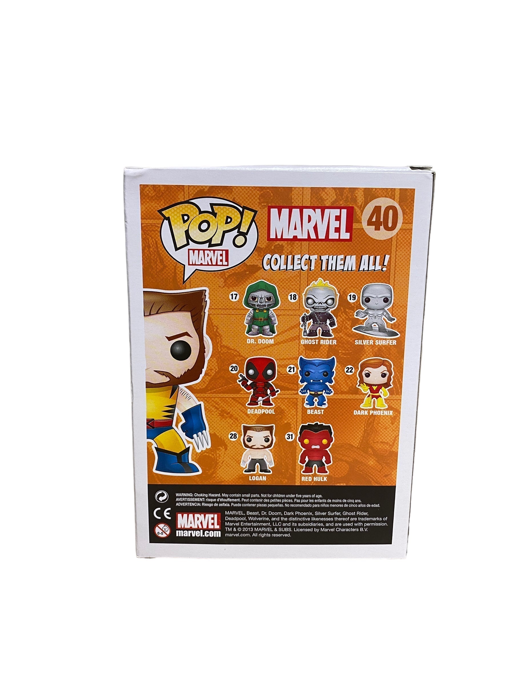 Wolverine Unmasked #40 (Glows In The Dark) Funko Pop! - Marvel - Toytastik.com Exclusive