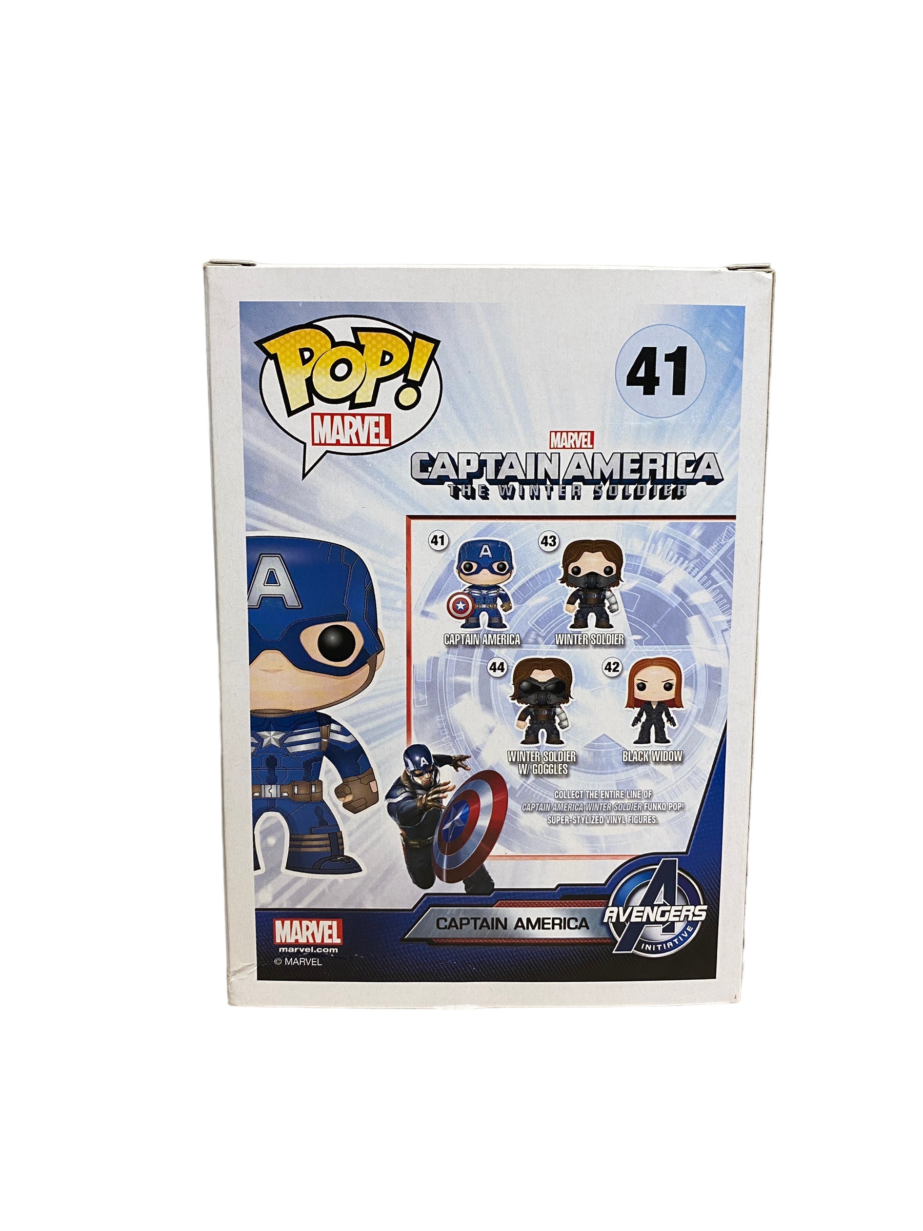 Captain America #41 (Glow In The Darks) Funko Pop! - Captain America The Winter Soldier - Hot Topic Exclusive -