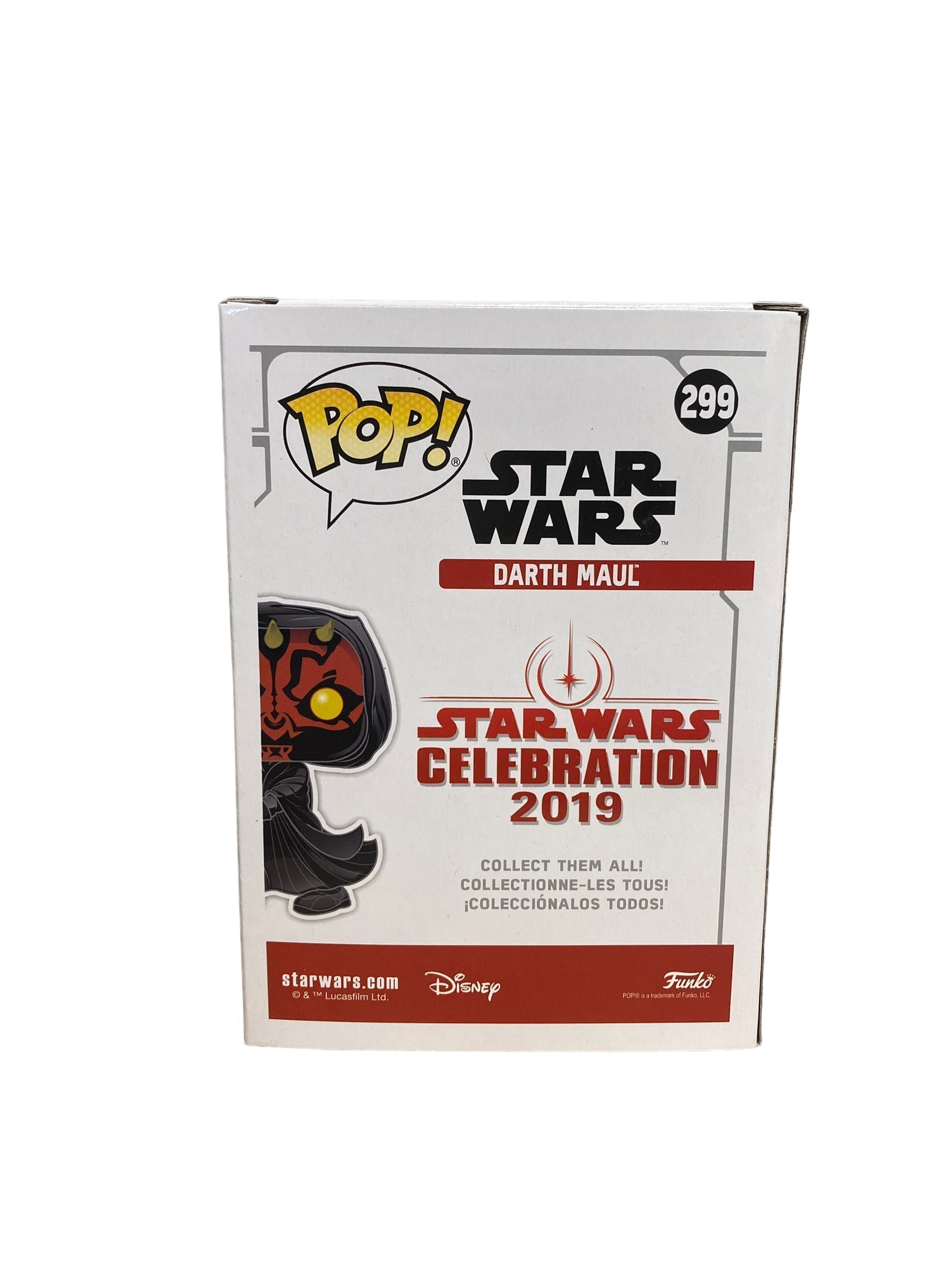 Darth Maul #299 (Hooded) Funko Pop! - Star Wars - Galactic Convention 2019 Exclusive -