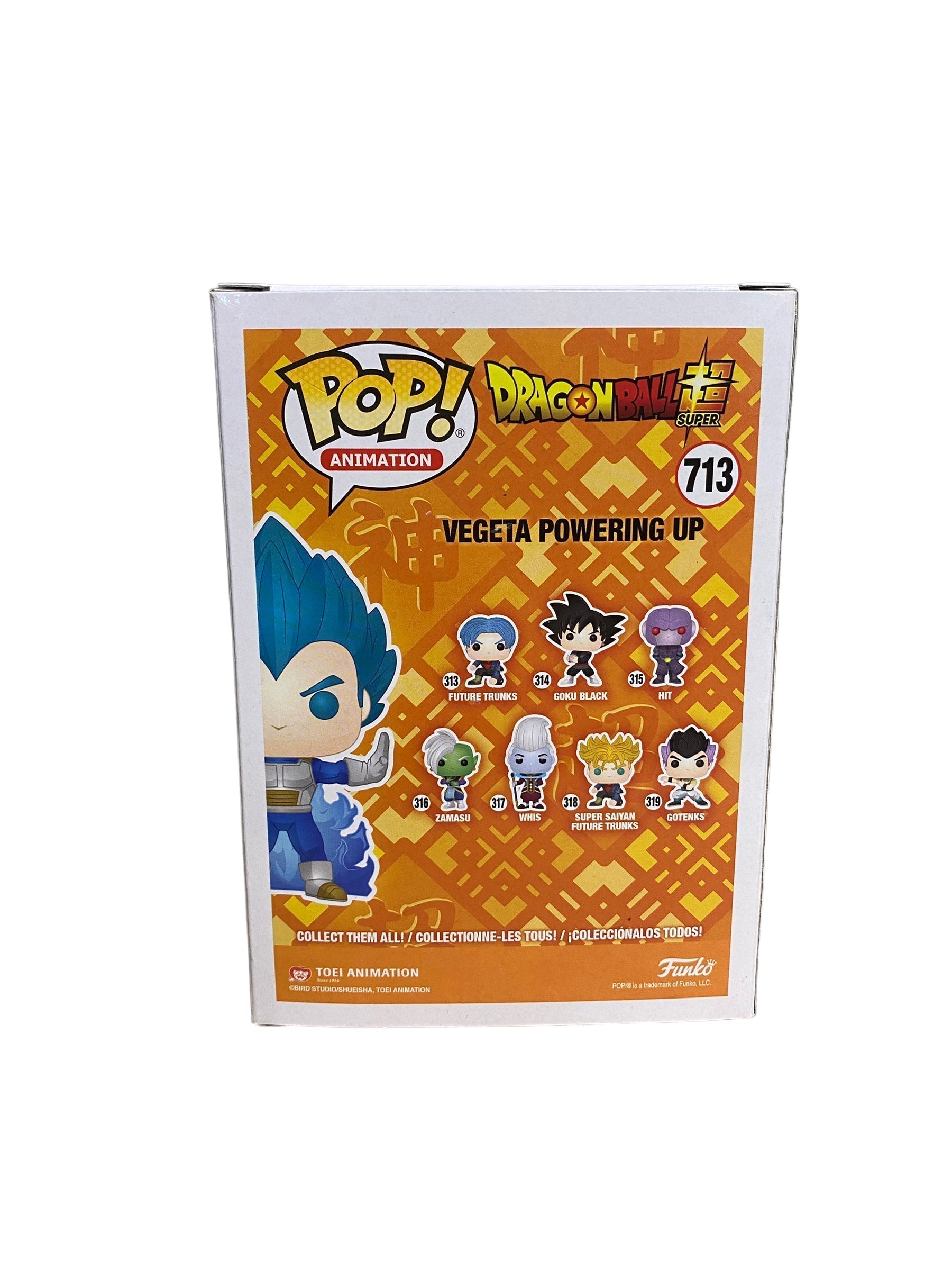 Vegeta Powering Up #713 (Metallic Chase) Funko Pop! - Dragon Ball Super - Chalice Collectibles Exclusive -