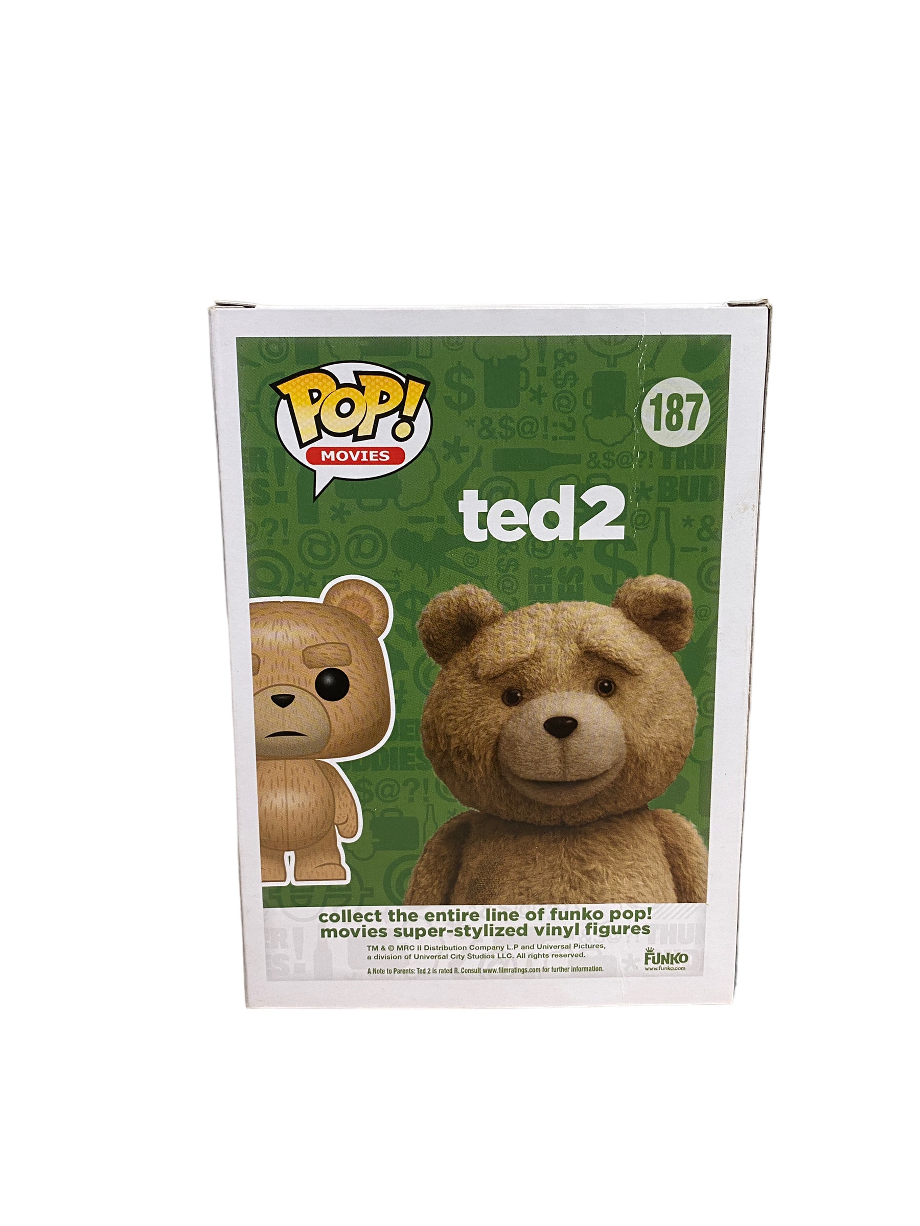 Ted #187 (w/ Remote Flocked) Funko Pop! - Ted 2 - SDCC 2015 Official Convention Exclusive -