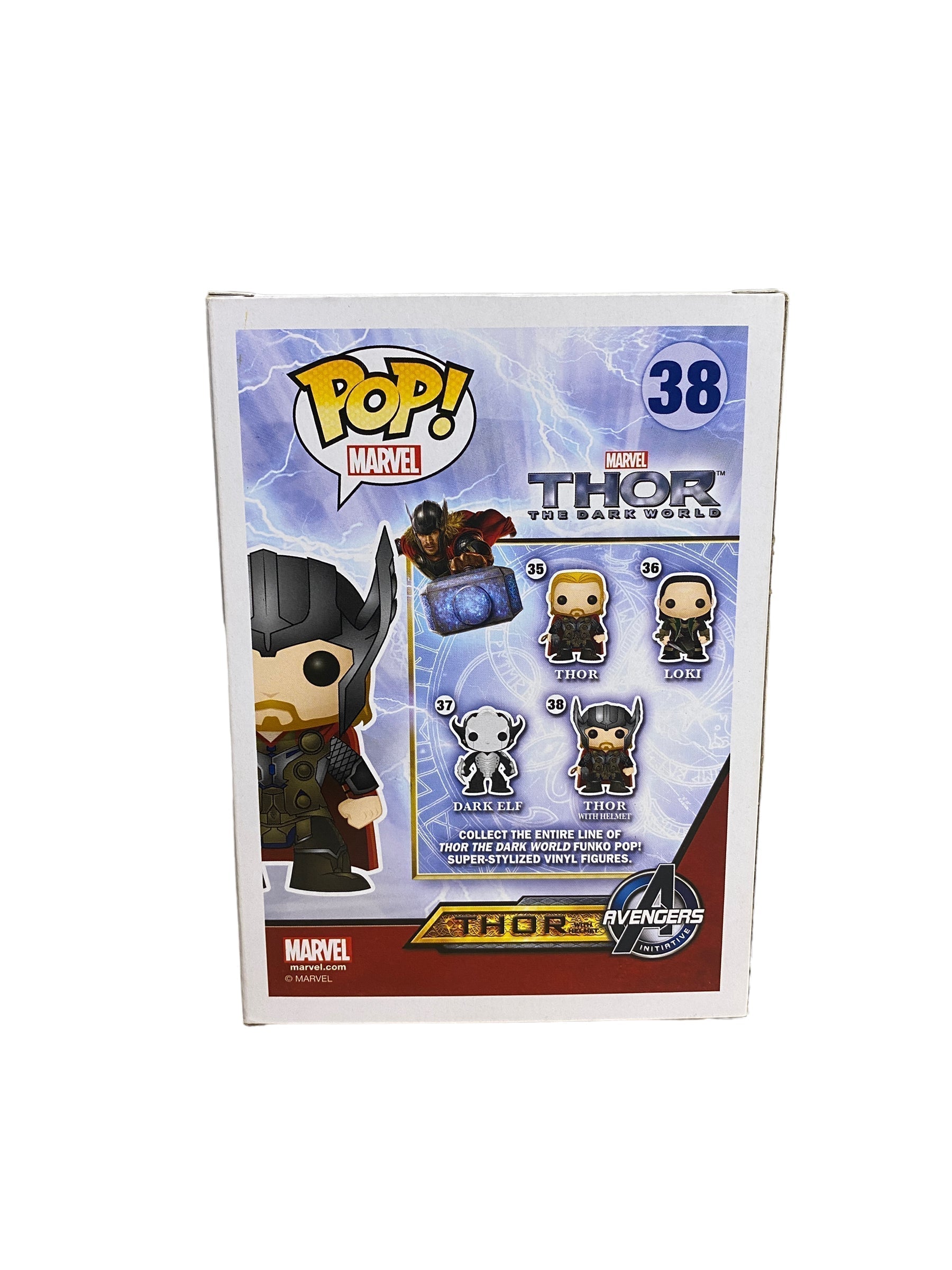 Thor with Helmet #38 Funko Pop! - Thor the Dark World - 2013 Pop! - Hot Topic Exclusive -