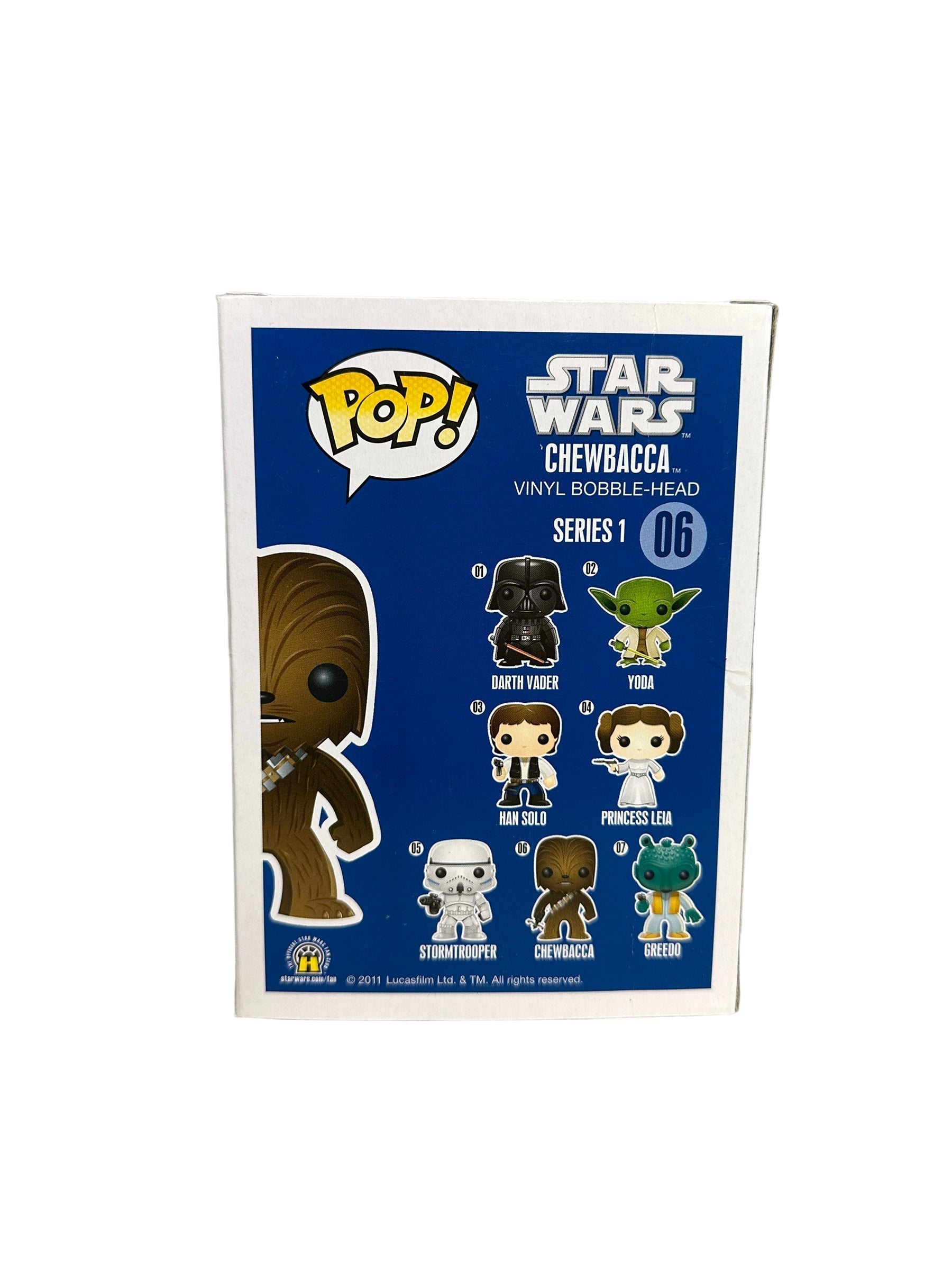 Chewbacca #06 (Large Writing) Funko Pop! - Star Wars - 2011 Pop! -