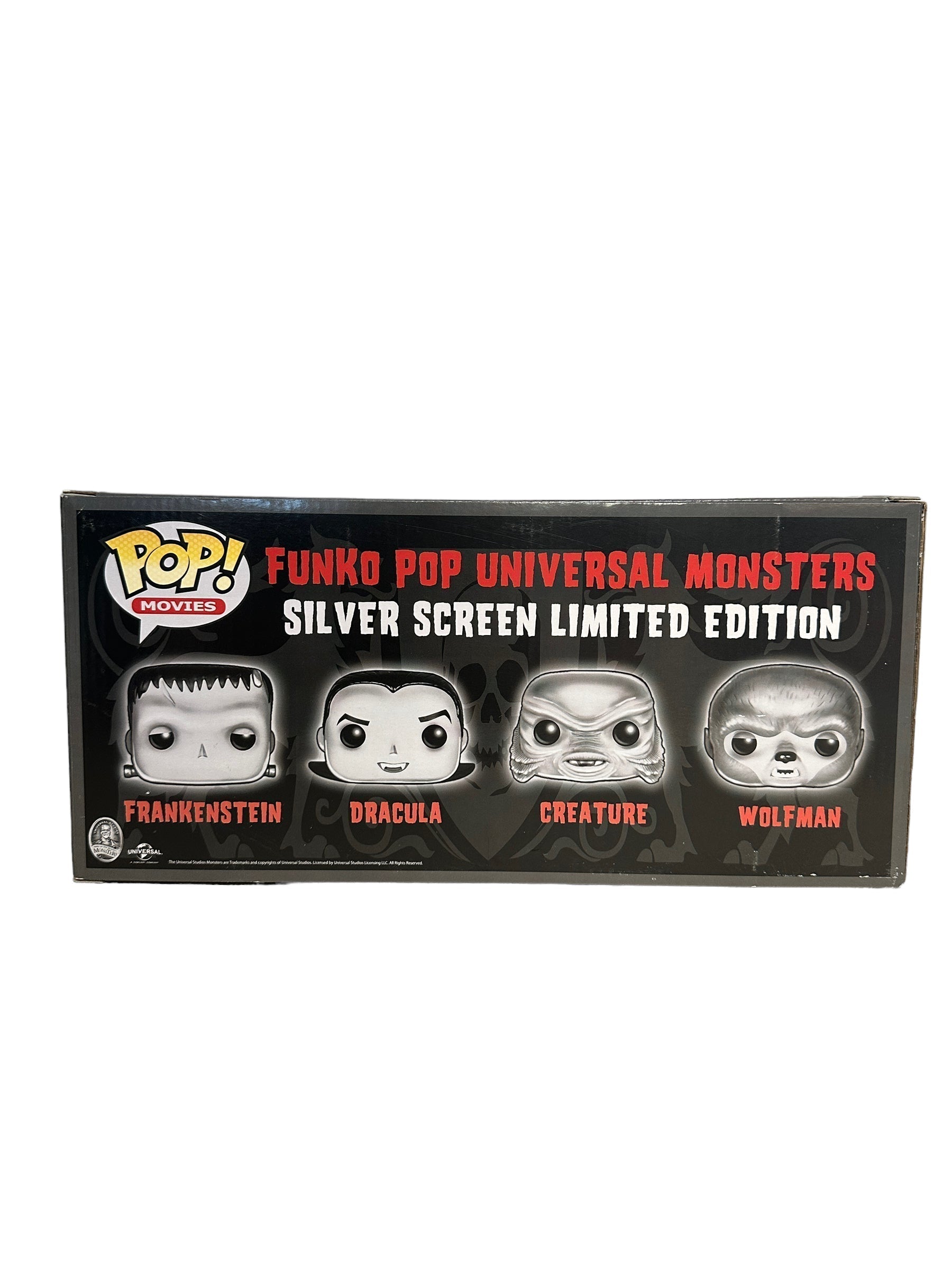 Universal Monsters 4 Pack (Metallic) Funko Pop! - Gemini Collectibles Exclusive