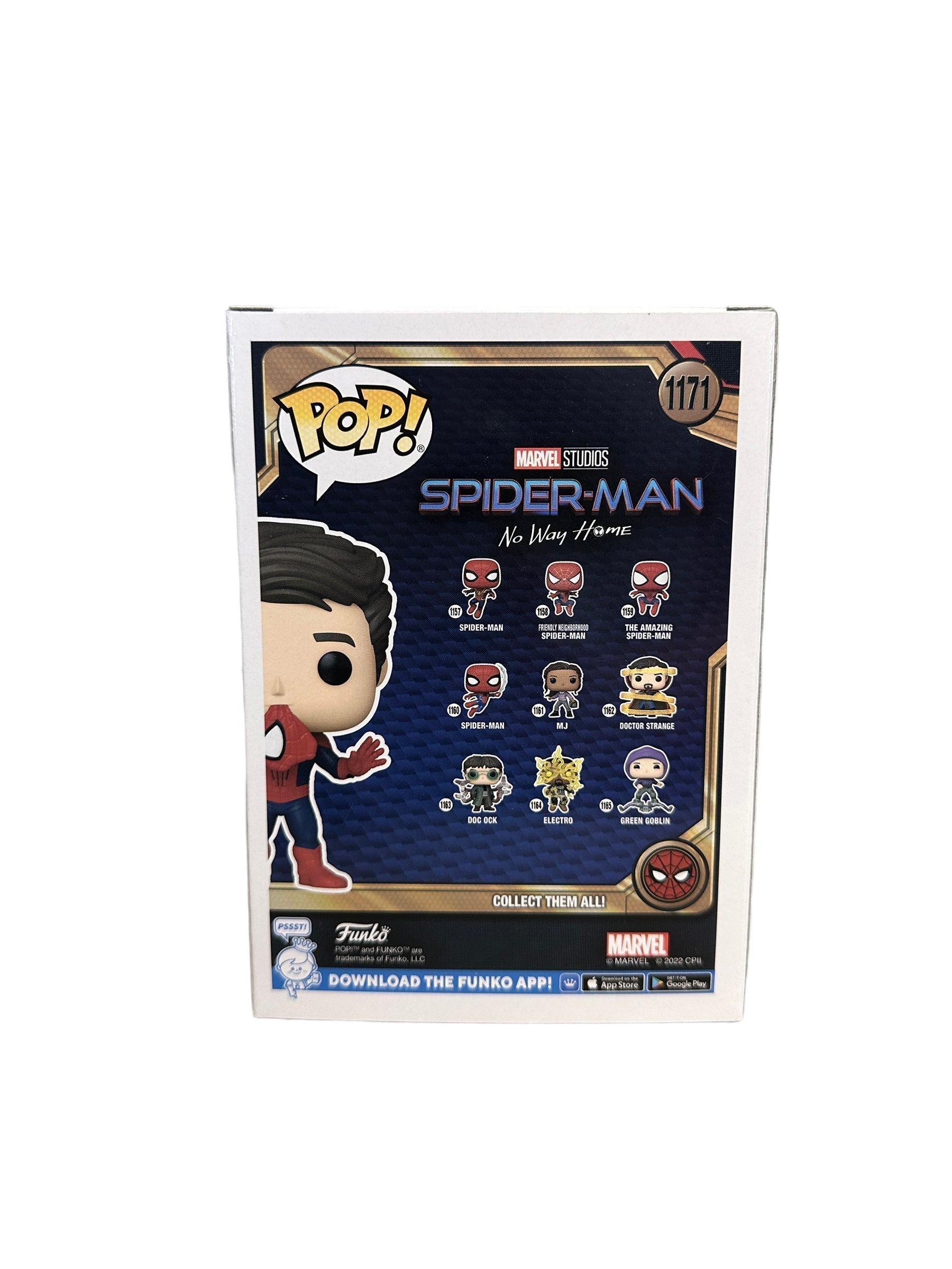 The Amazing Spider-Man #1171 (Unmasked) Funko Pop! - Spider-Man No Way Home - Special Edition -