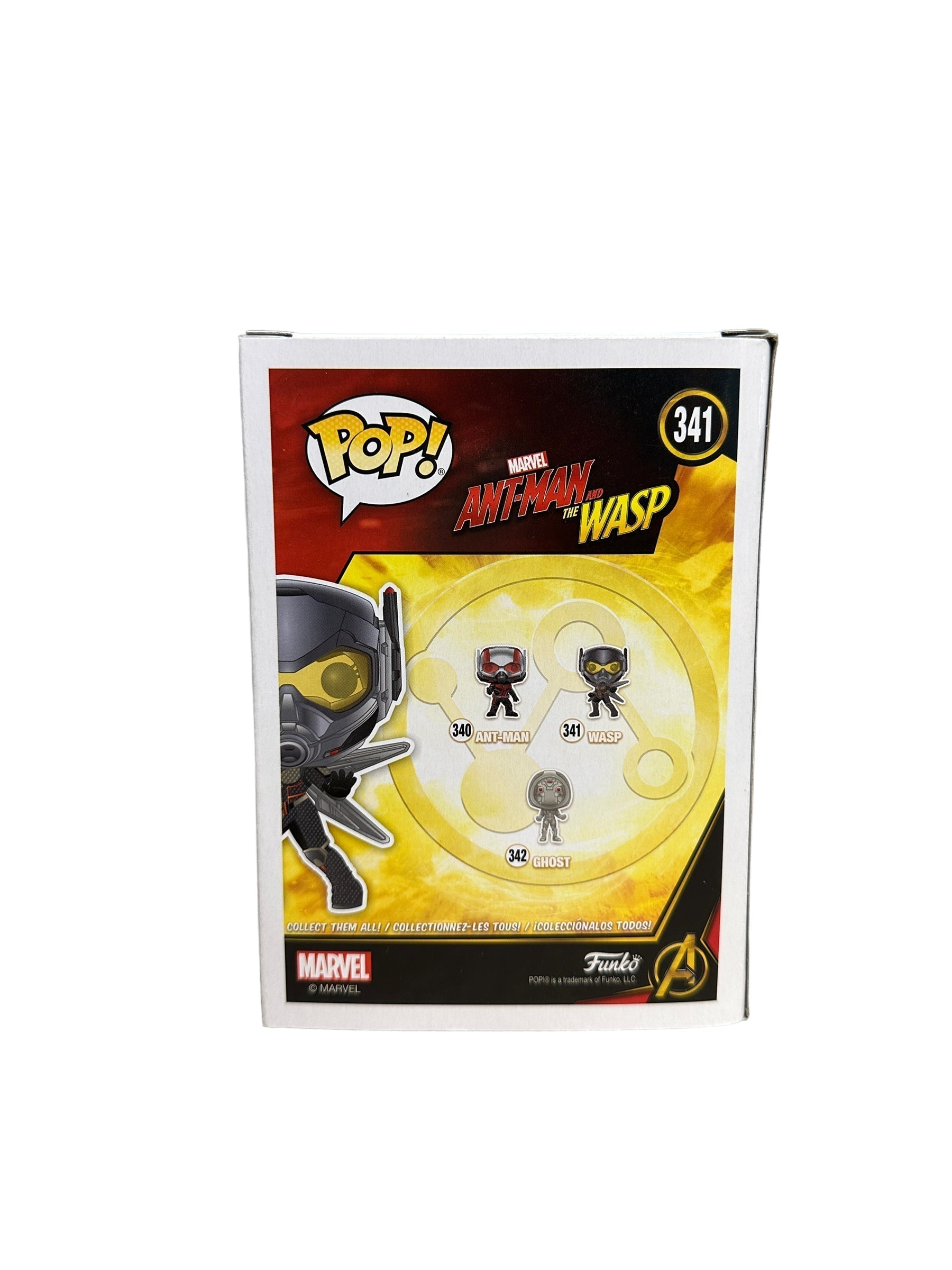 Wasp #341 (Unmasked Chase) Funko Pop! - Ant-Man and the Wasp - 2018 Pop! -