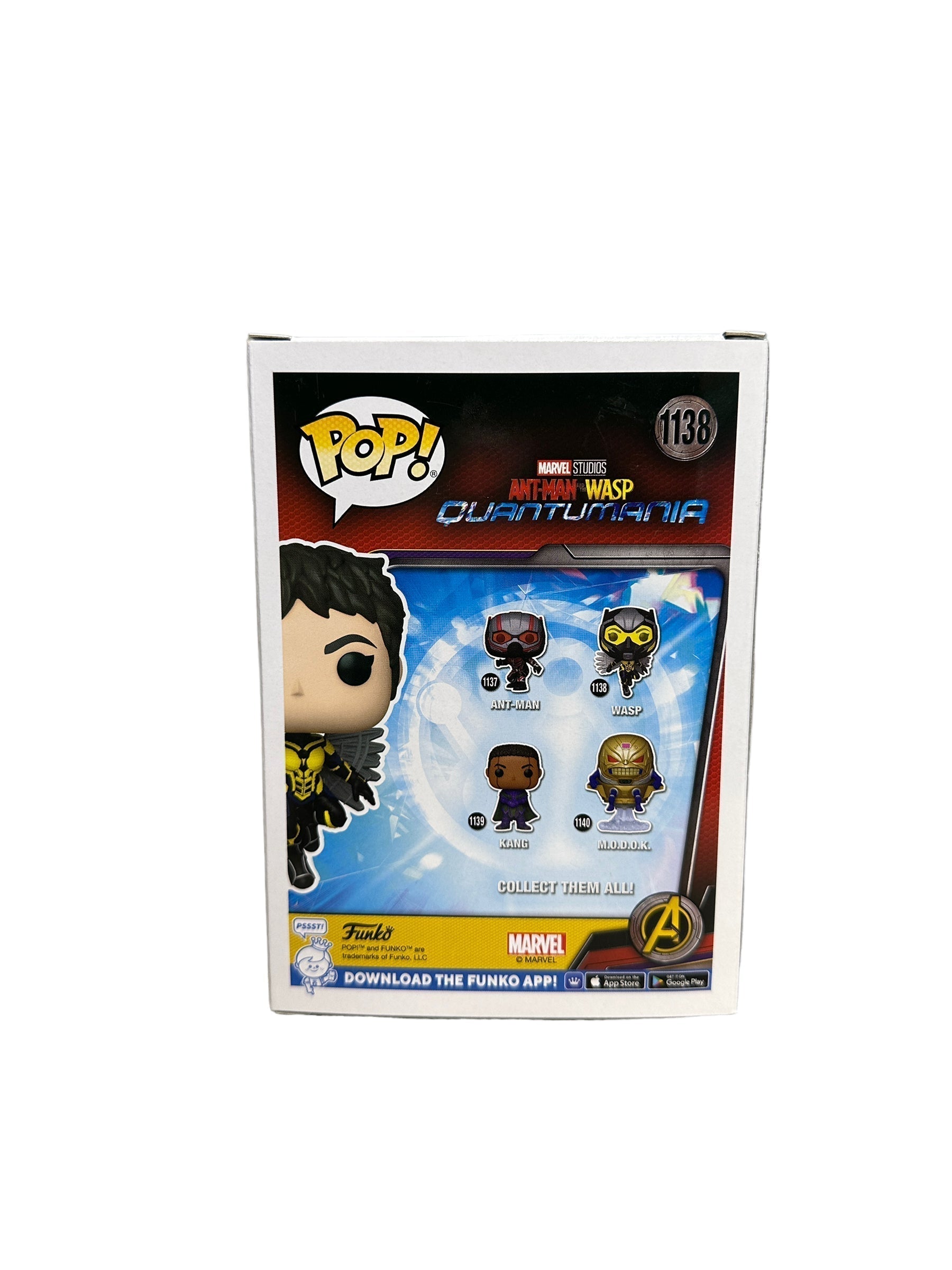 Wasp #1138 (Unmasked Chase) Funko Pop! - Ant-Man & the Wasp Quantumania -