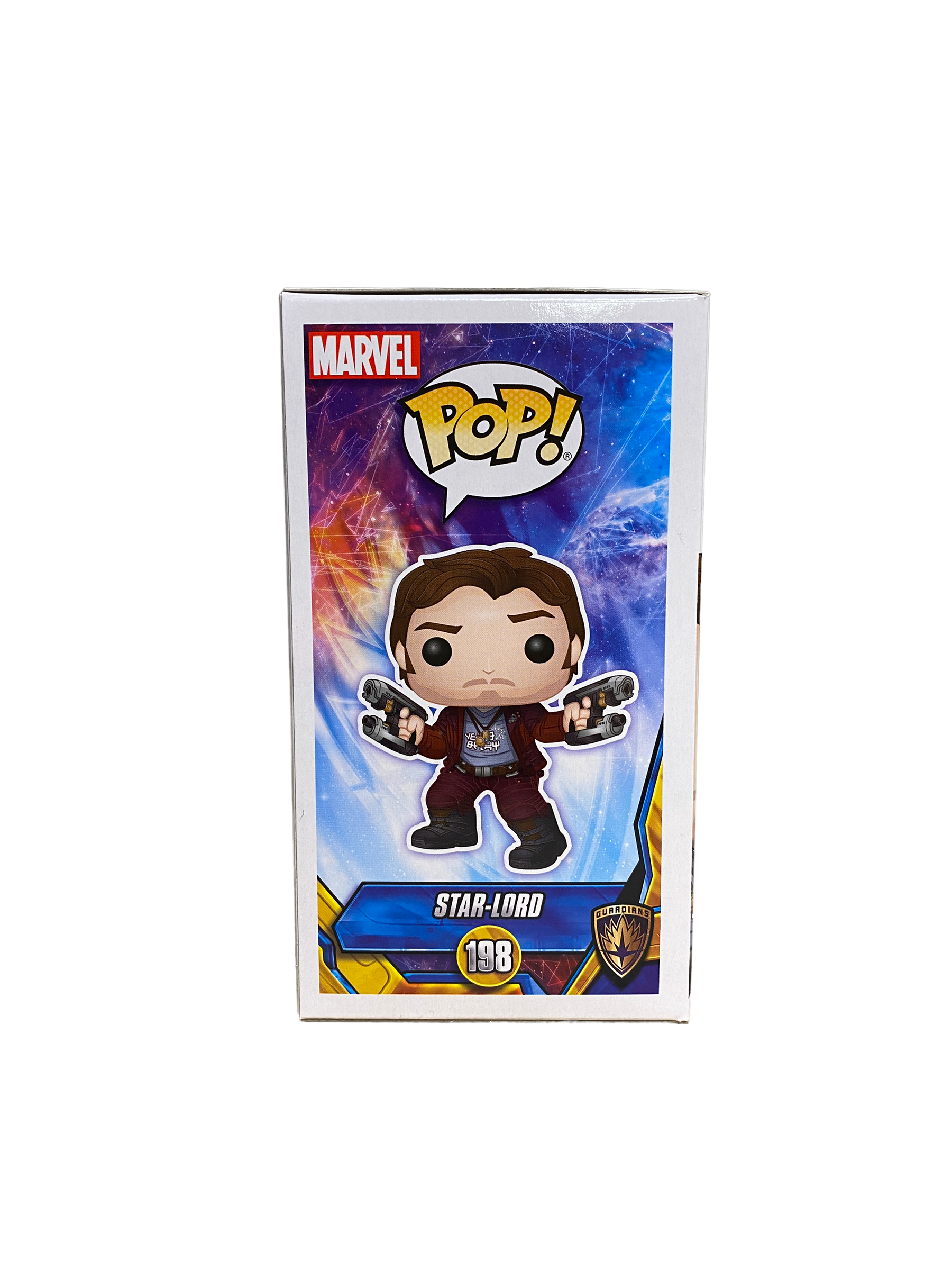 Chris Pratt Signed Star-Lord #198 (Masked Chase) Funko Pop! - Guardians Of The Galaxy Vol.2 - PopLife - SWAU Witnessed Authentication -