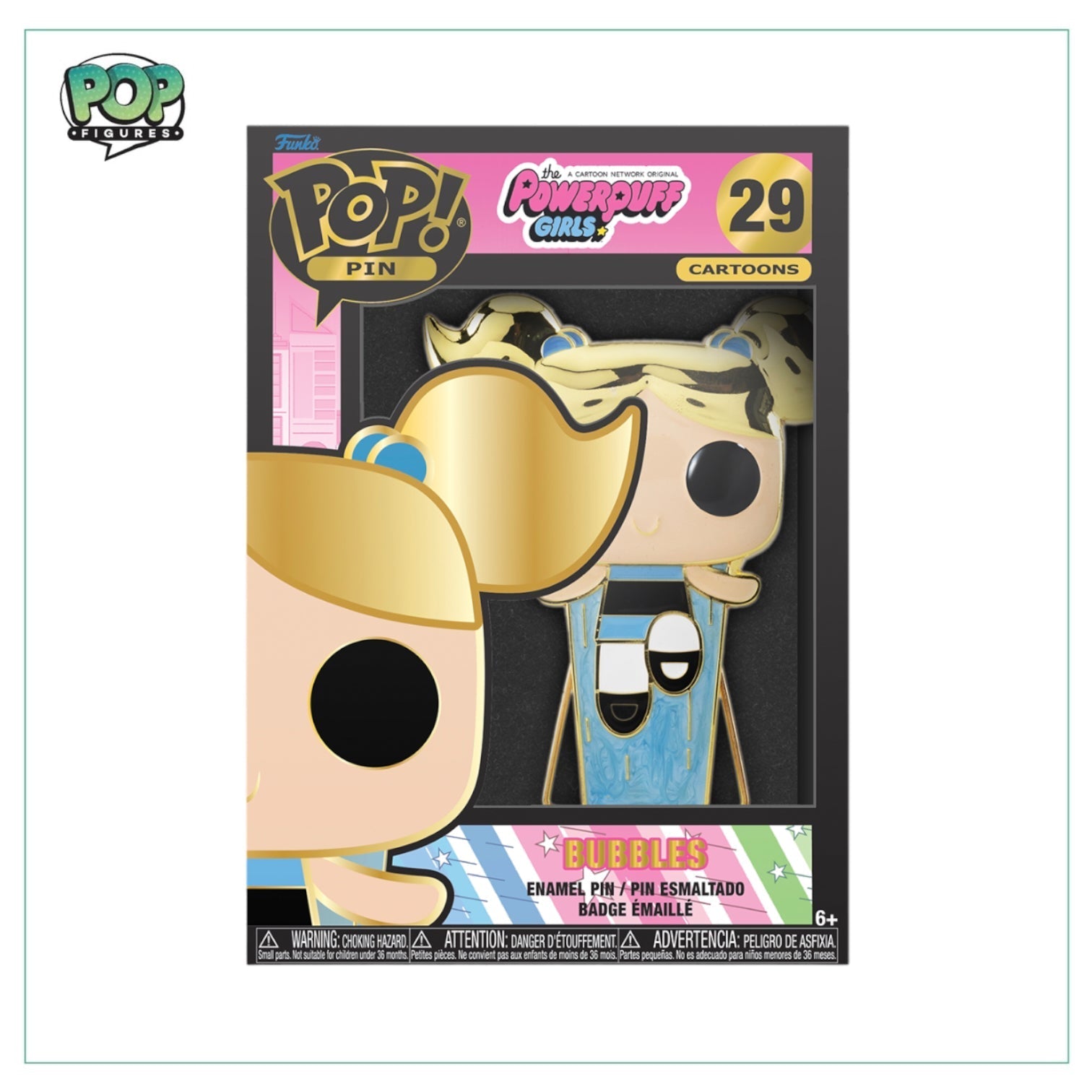 Bubbles #29 Funko Pop Pin! - Powerpuff Girls