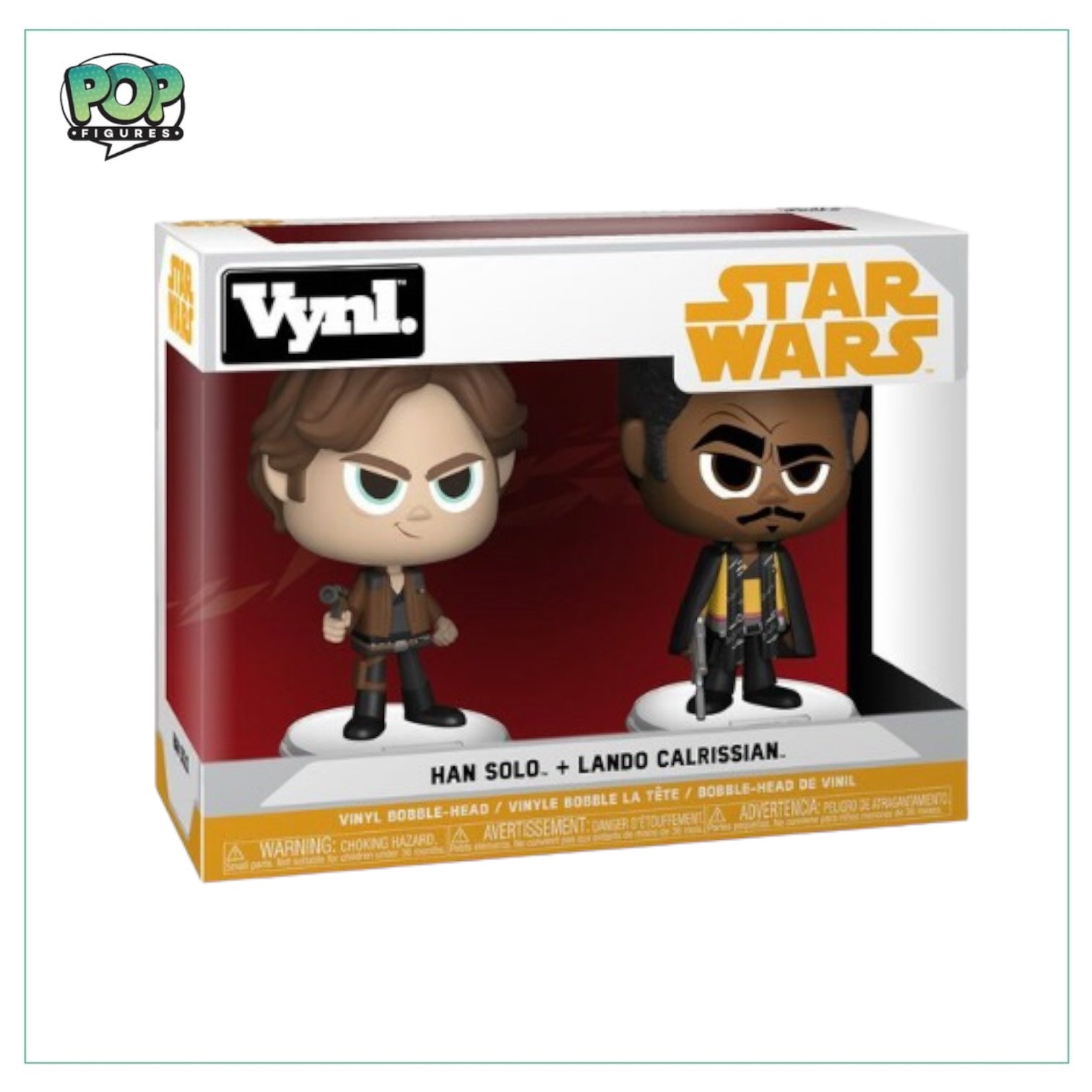 Han Solo and Lando Calrissian Funko Vynl. -  Star Wars