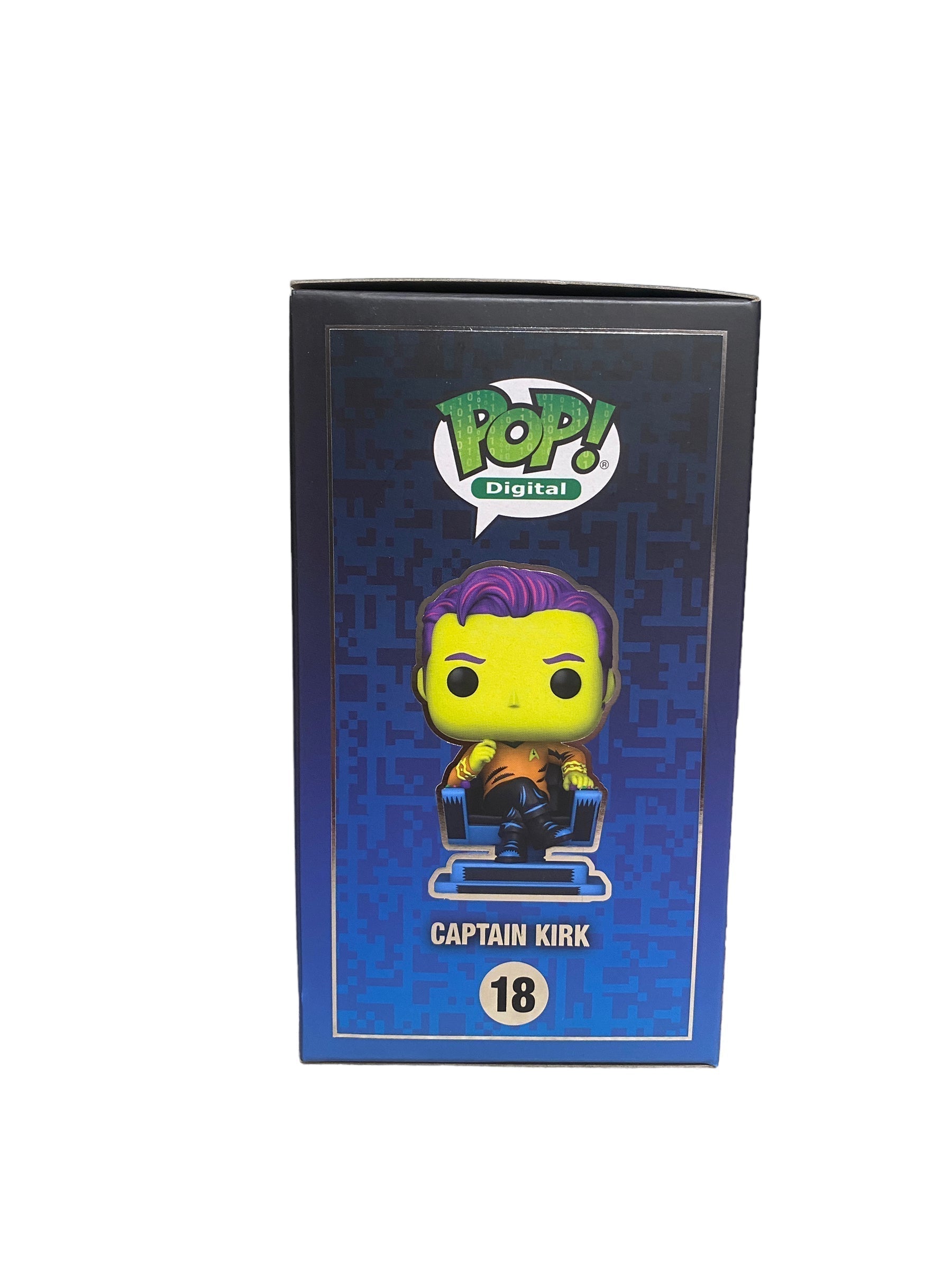 Captain Kirk #18 (Blacklight) Funko Pop! - Star Trek - NFT Release Exclusive