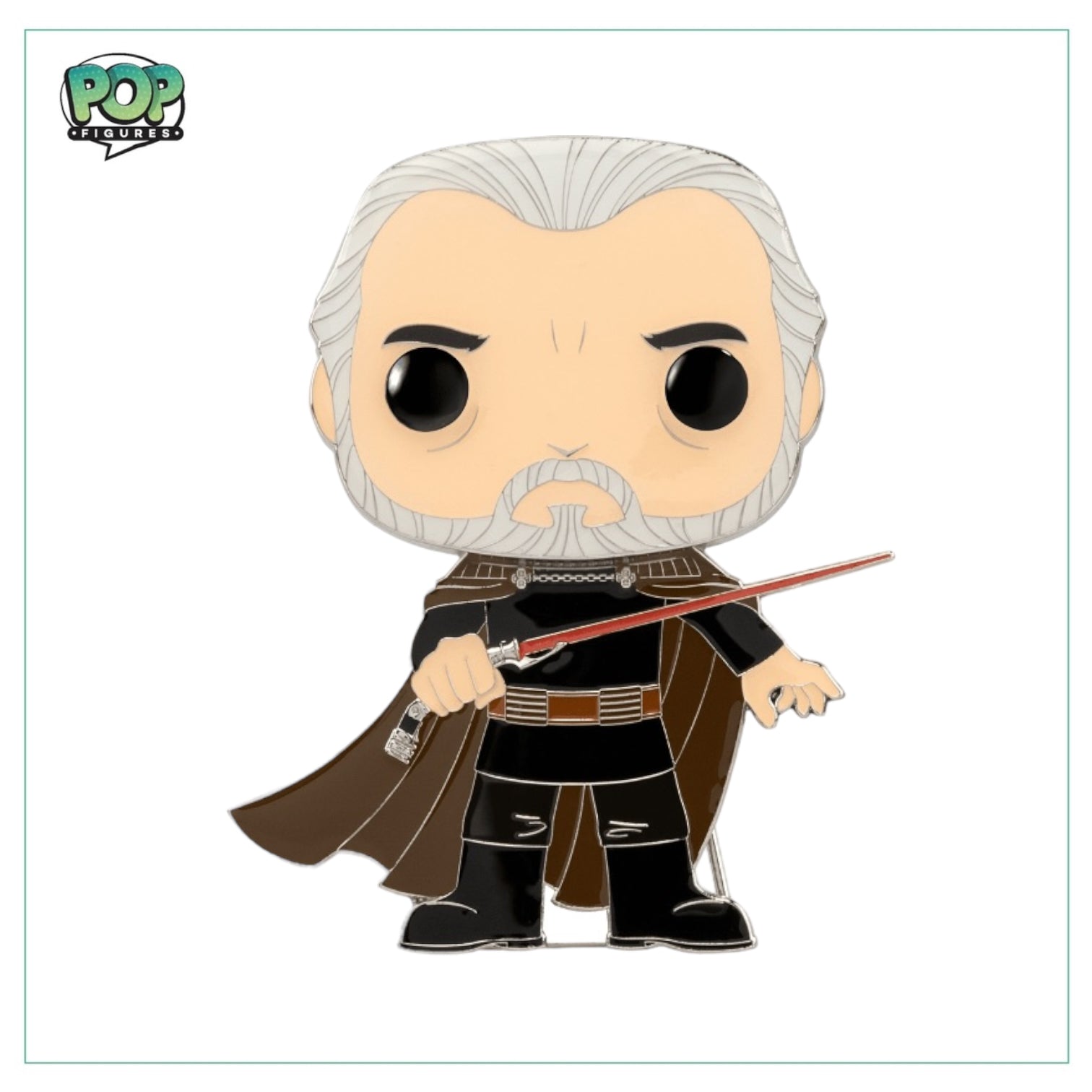 Count Dooku #22 Funko Enamel Pop Pin - Star Wars