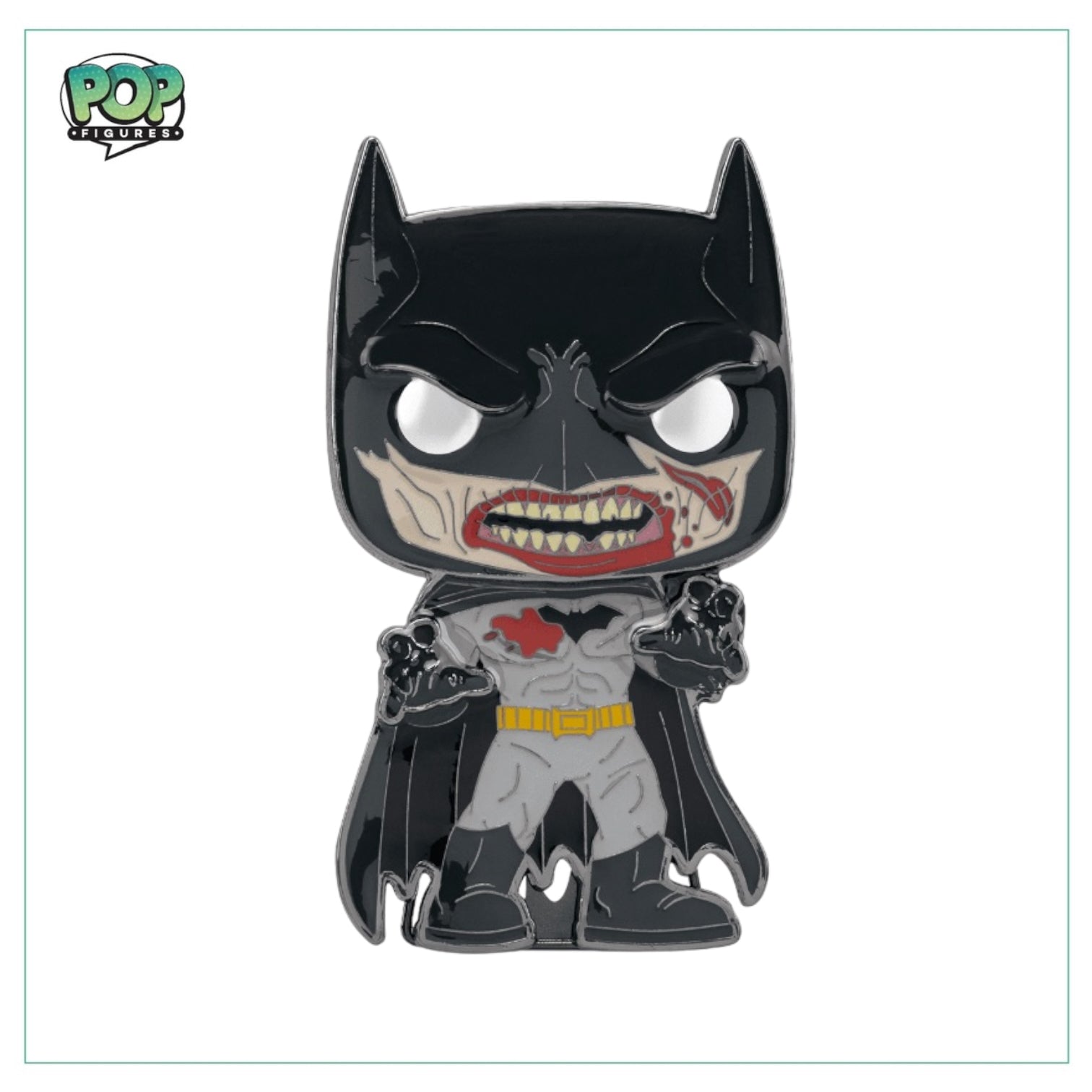 Batman #SE Funko Enamel Pop! Pin - DC Super Heroes - Bloody - Gamestop