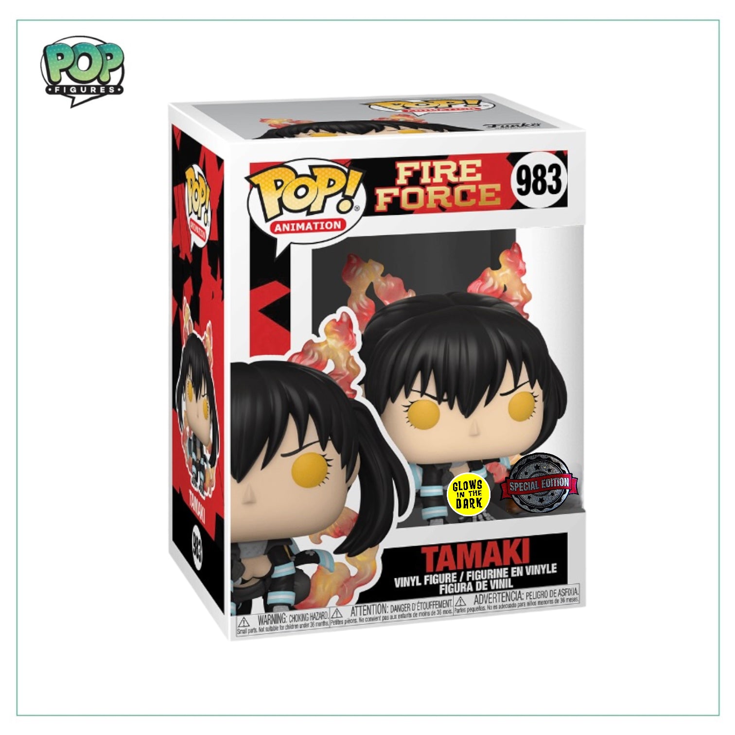 Tamaki #983 Funko Pop! - Fire Force - Glow in the Dark - Special Edition