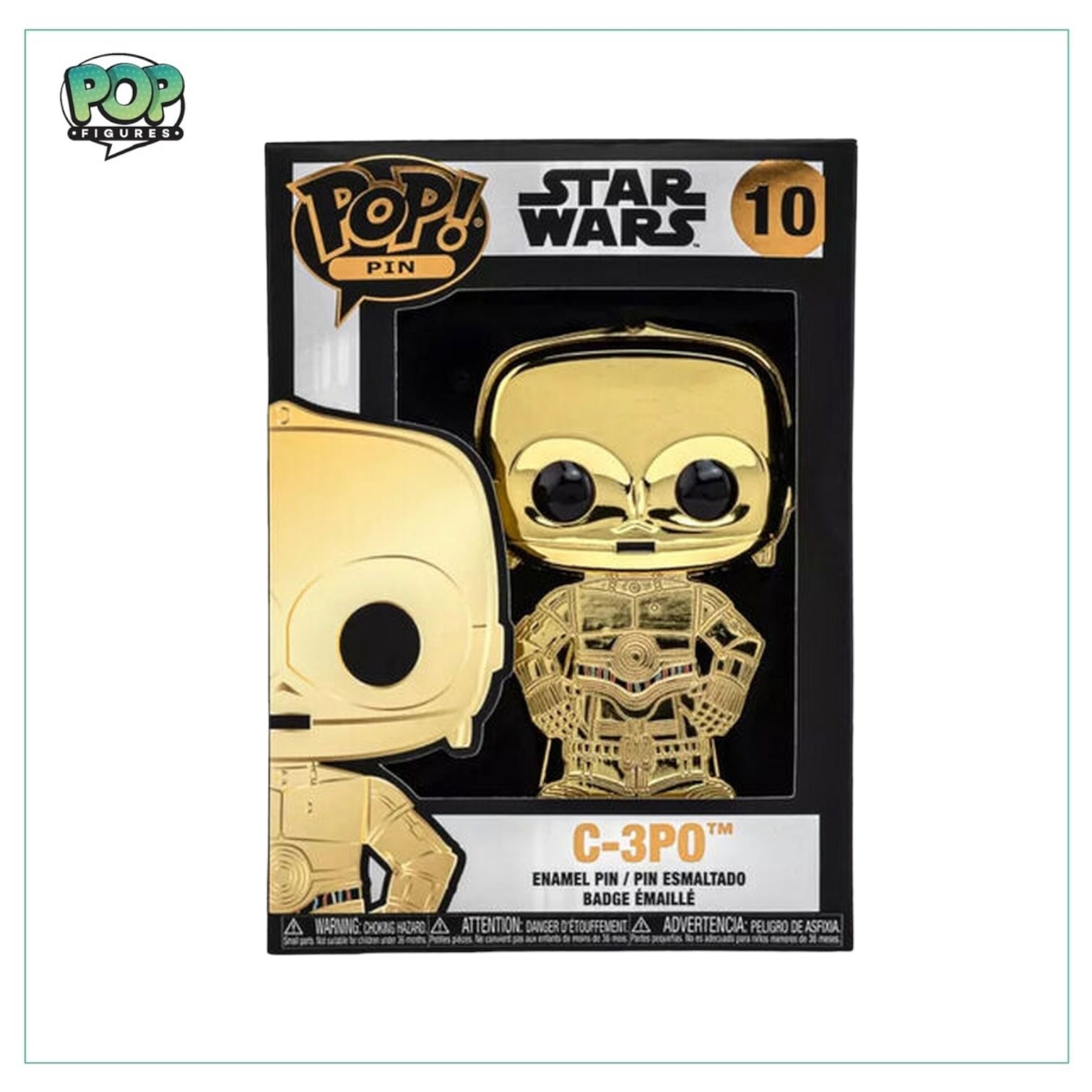 C-3P0 #10 Funko Enamel Pop! Pin - Star Wars