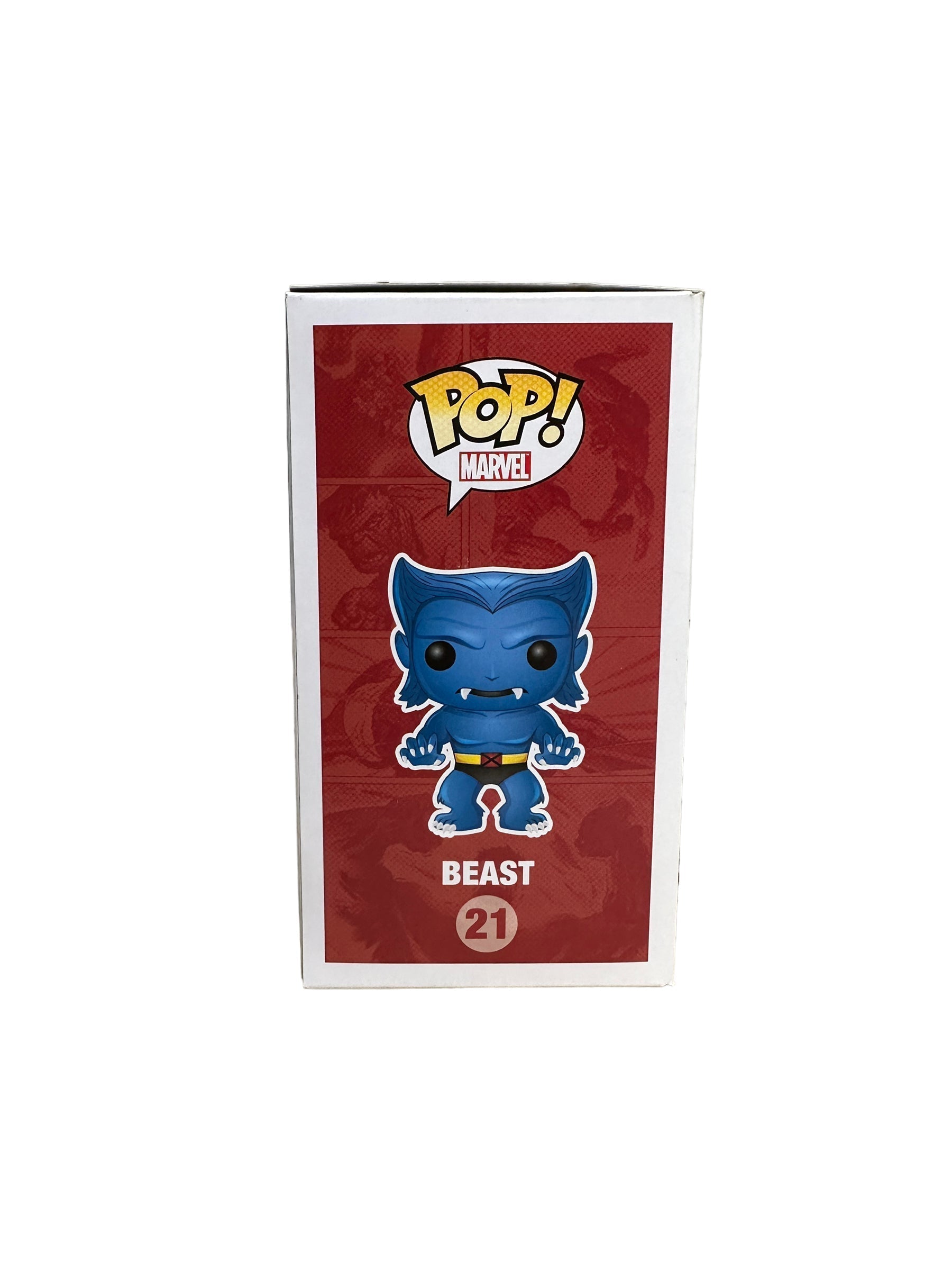 Beast #21 (Flocked) Funko Pop! - Marvel Universe - Gemini Collectibles Exclusive