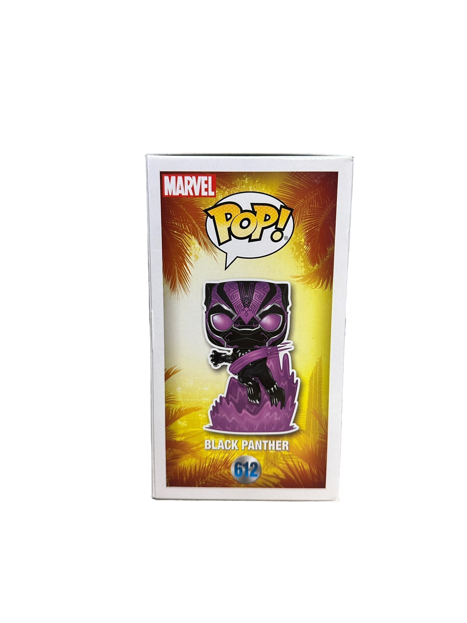 Black Panther #612 (Leaping / Glows in the Dark) Funko Pop! - Black Panther - Marvel Collector Corps Exclusive -