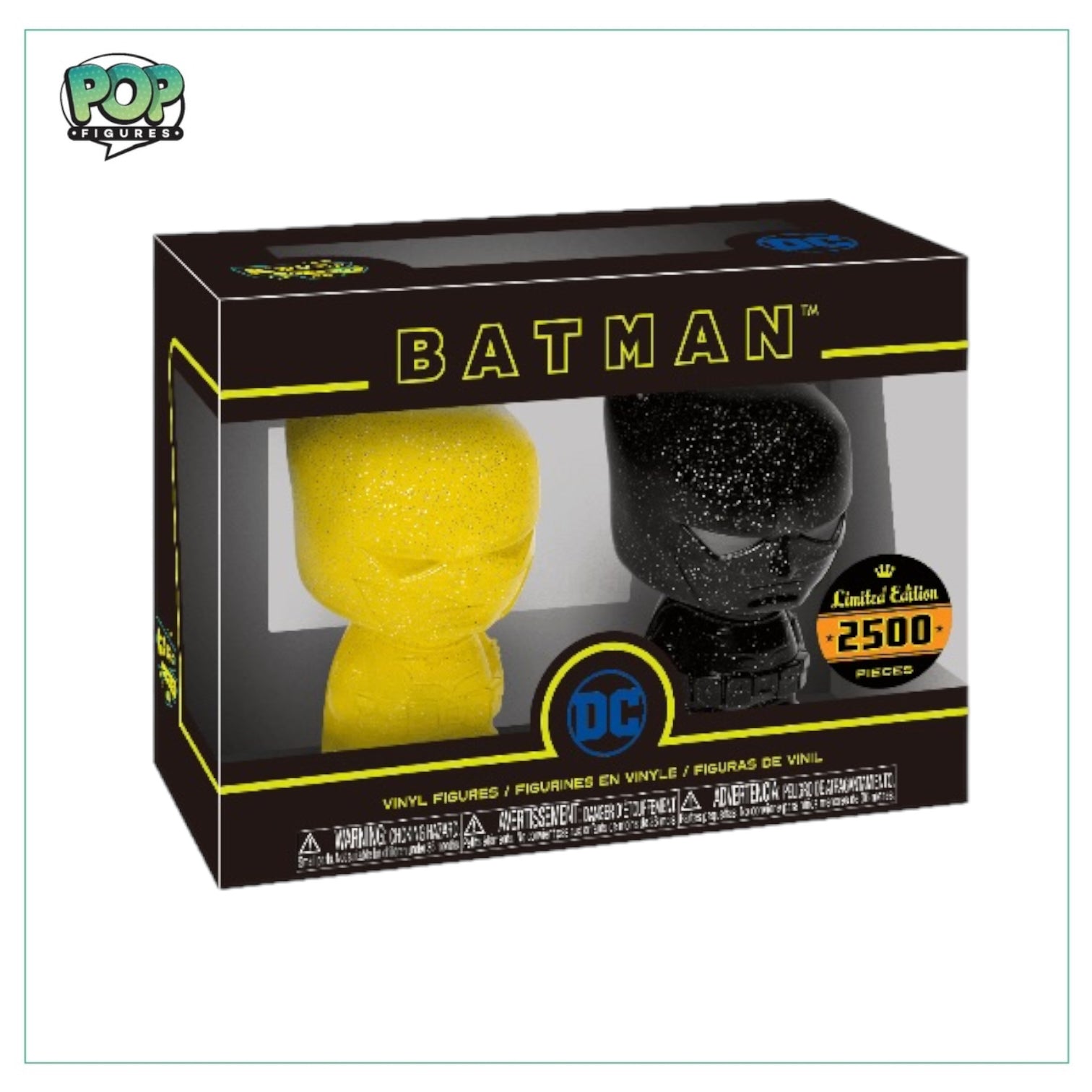 Batman Deluxe Hikari 2 Pack! - DC - Black & Gold - LE2500 Pcs