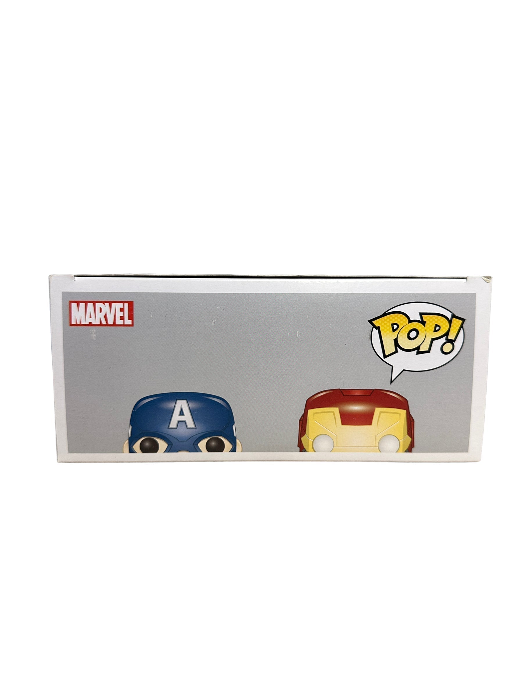 Captain America / Iron Man (Action Pose) 2 Pack Funko Pop! - Captain America Civil War - Marvel Collector Corps Exclusive -