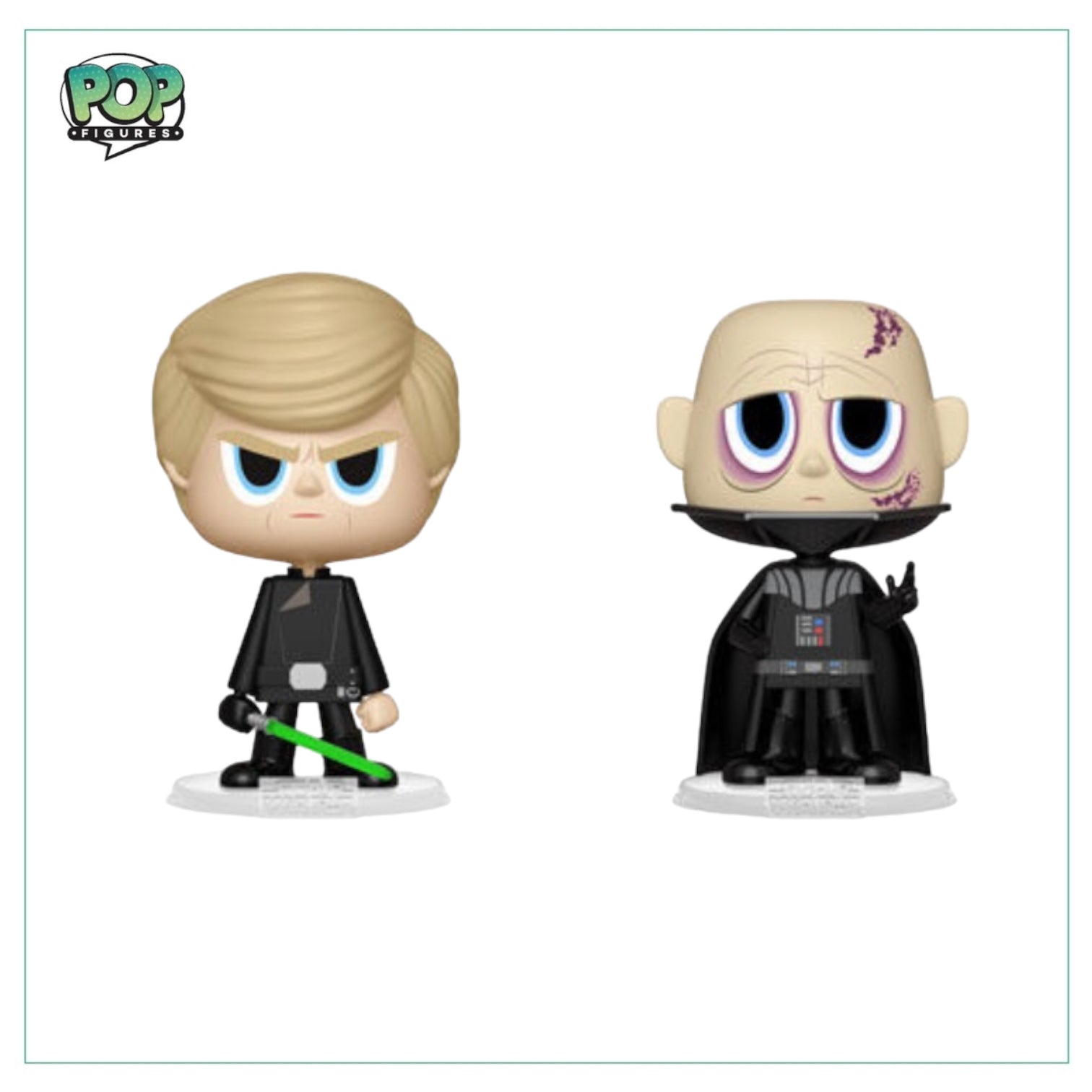 Luke Skywalker + Darth Vader Funko 2 Pack Vynl. -  Star Wars