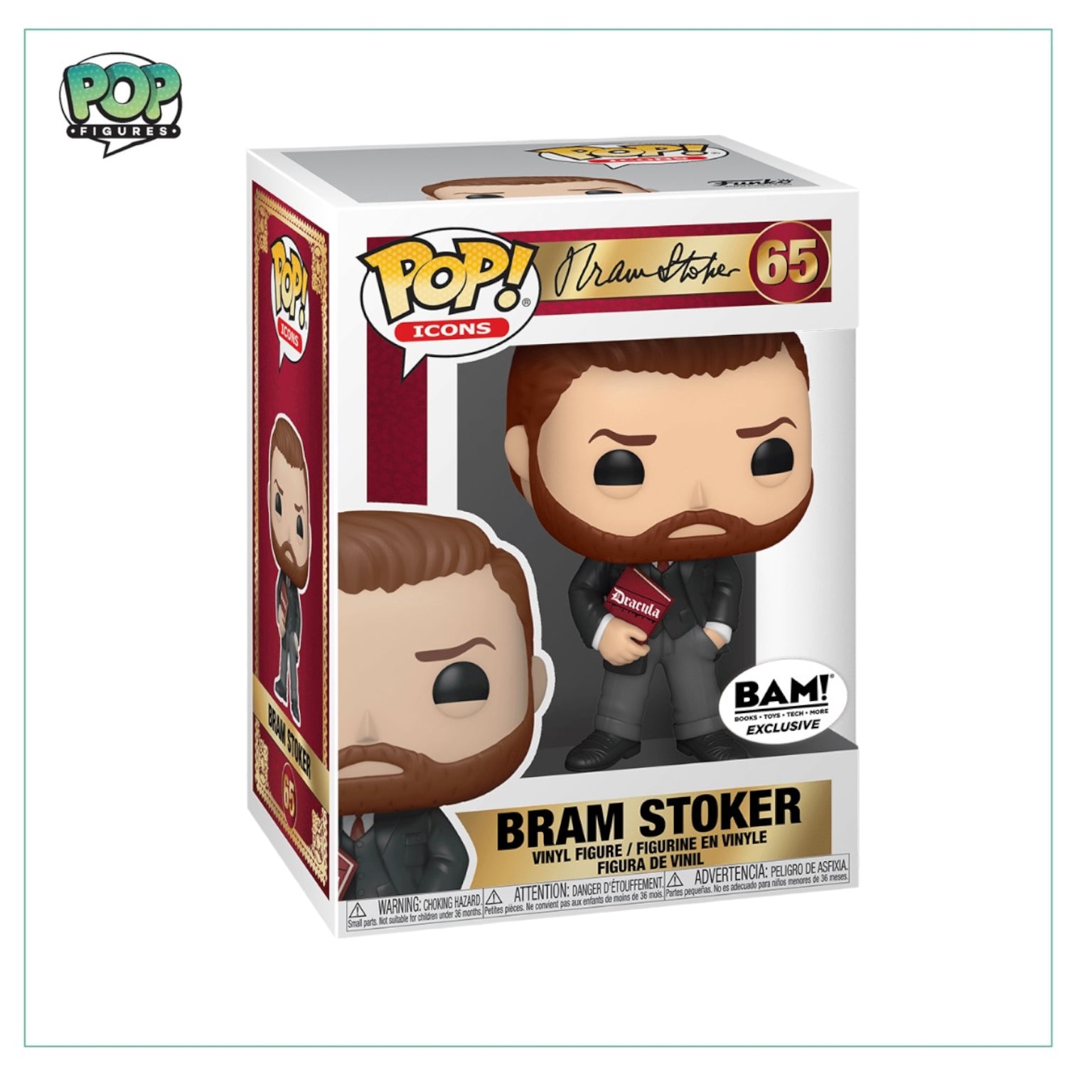 Bram Stoker #65 Funko Pop! Icons - BAM Exclusive