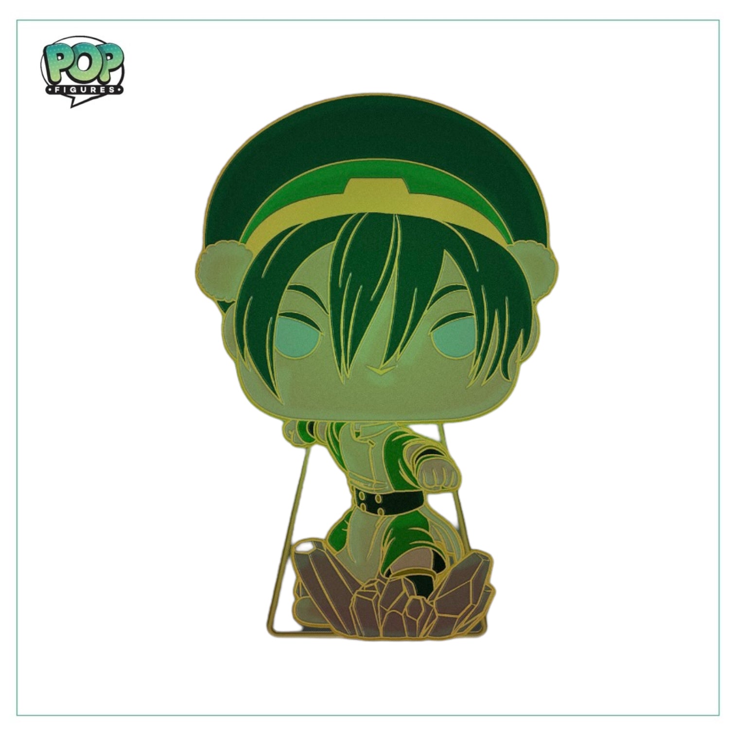 Toph #56 Enamel Pop! Pin -Avatar the Last Airbender - Glow in the Dark