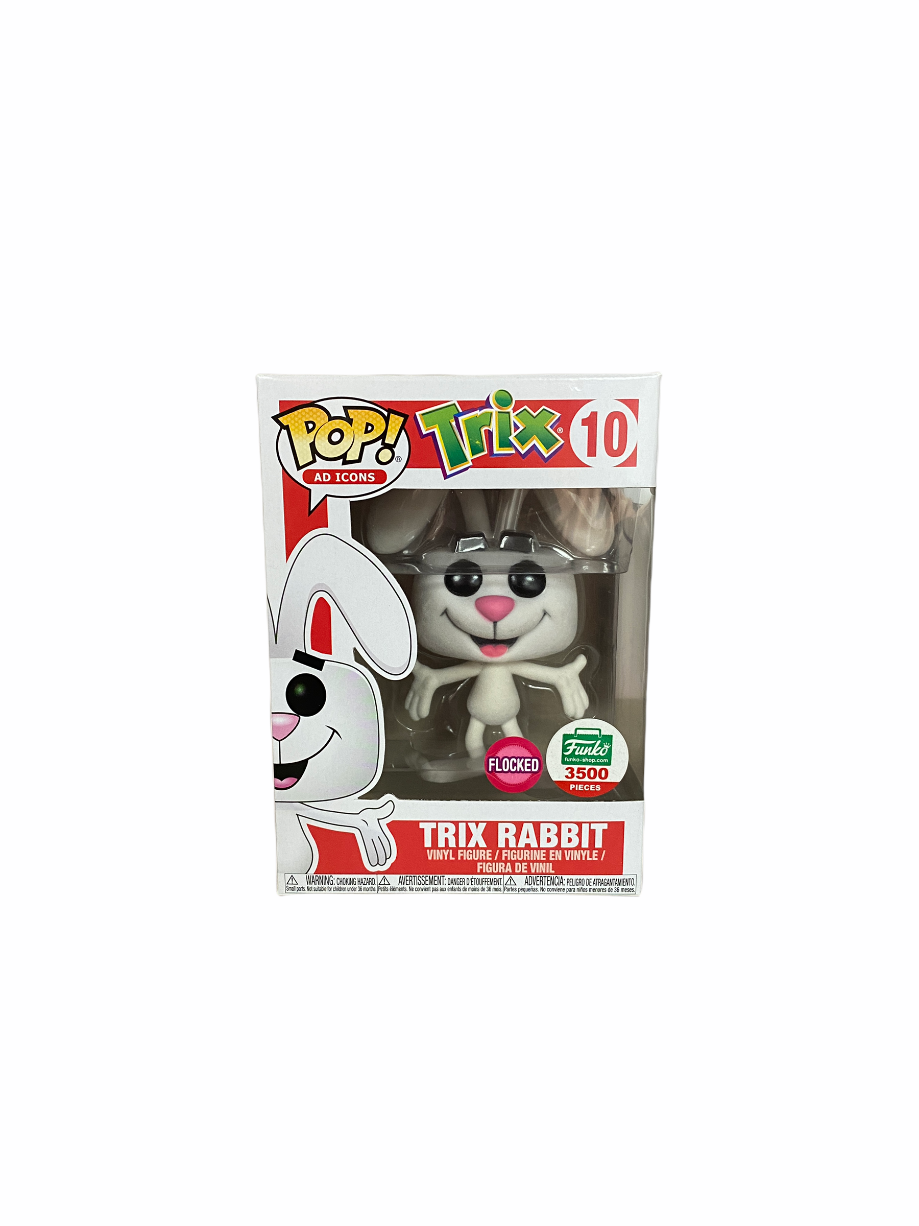 Trix Rabbit #10 (Flocked) Funko Pop! - Ad Icons: Trix - Funko Shop Exclusive