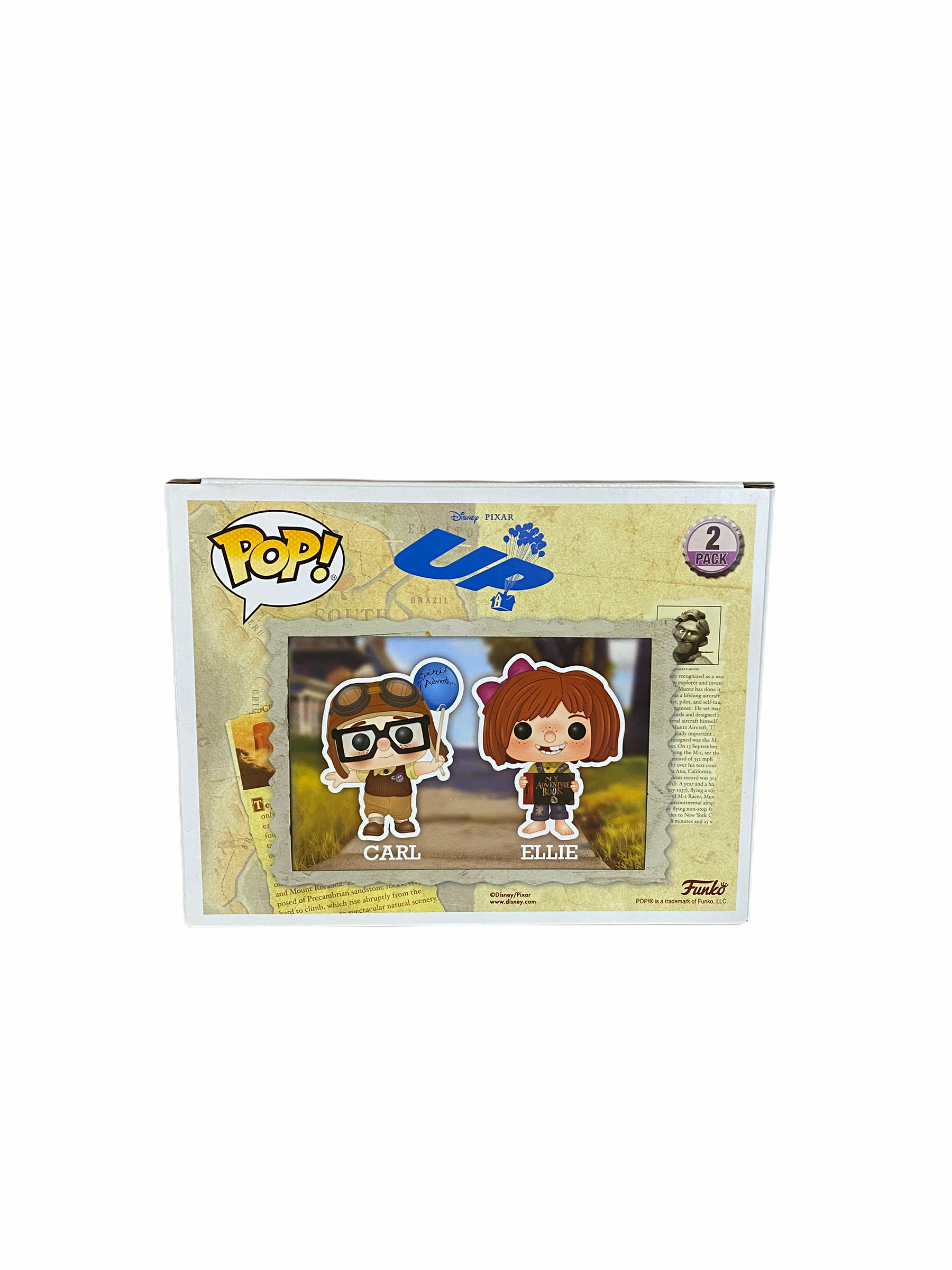 Carl & Ellie 2 Pack Funko Pop! - Disney/Pixar: UP - SDCC 2019 Official Convention Exclusive -