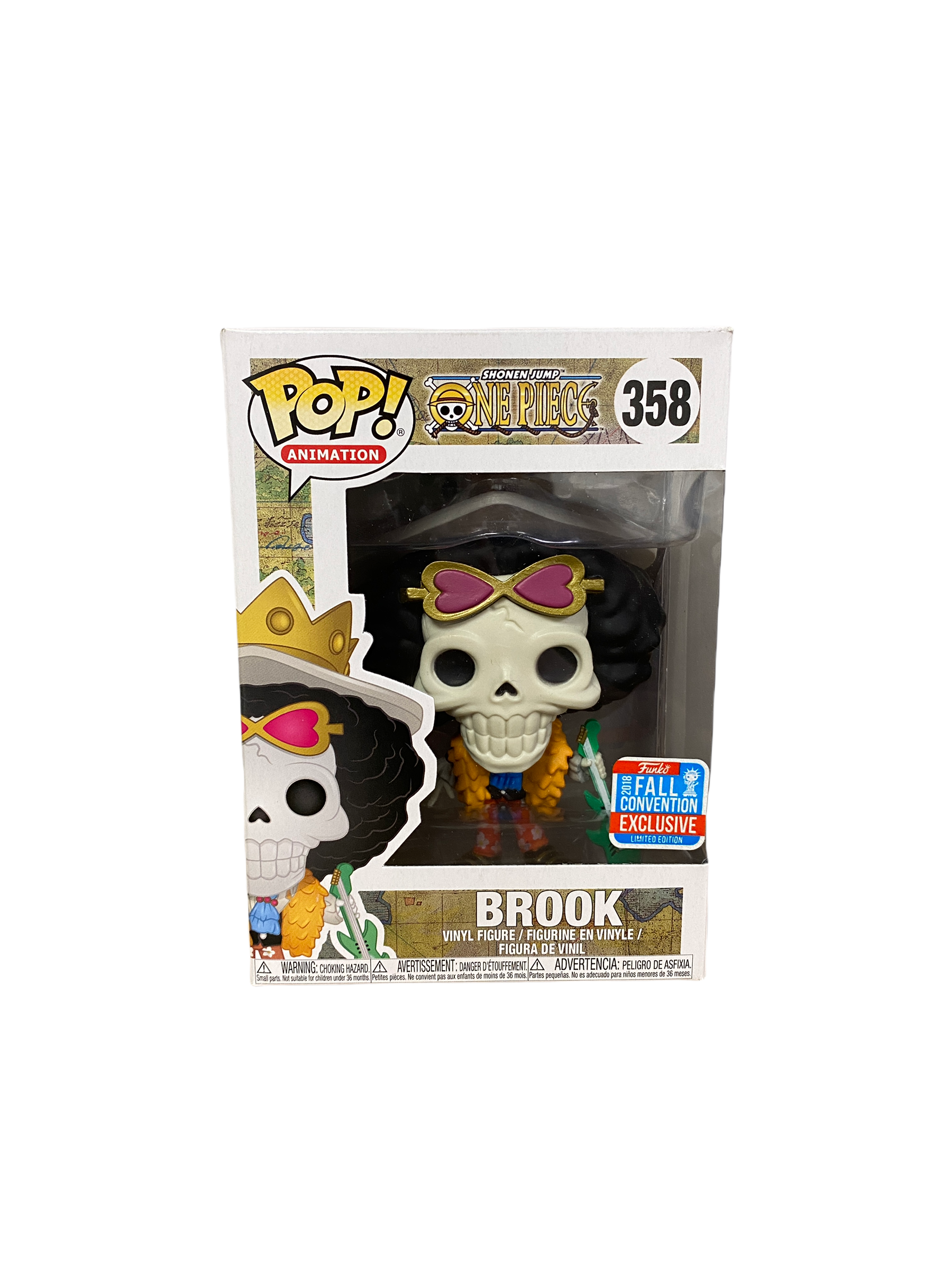 Brook #358 Funko Pop! - Shonen Jump: One Piece - NYCC 2018 Shared Exclusive -