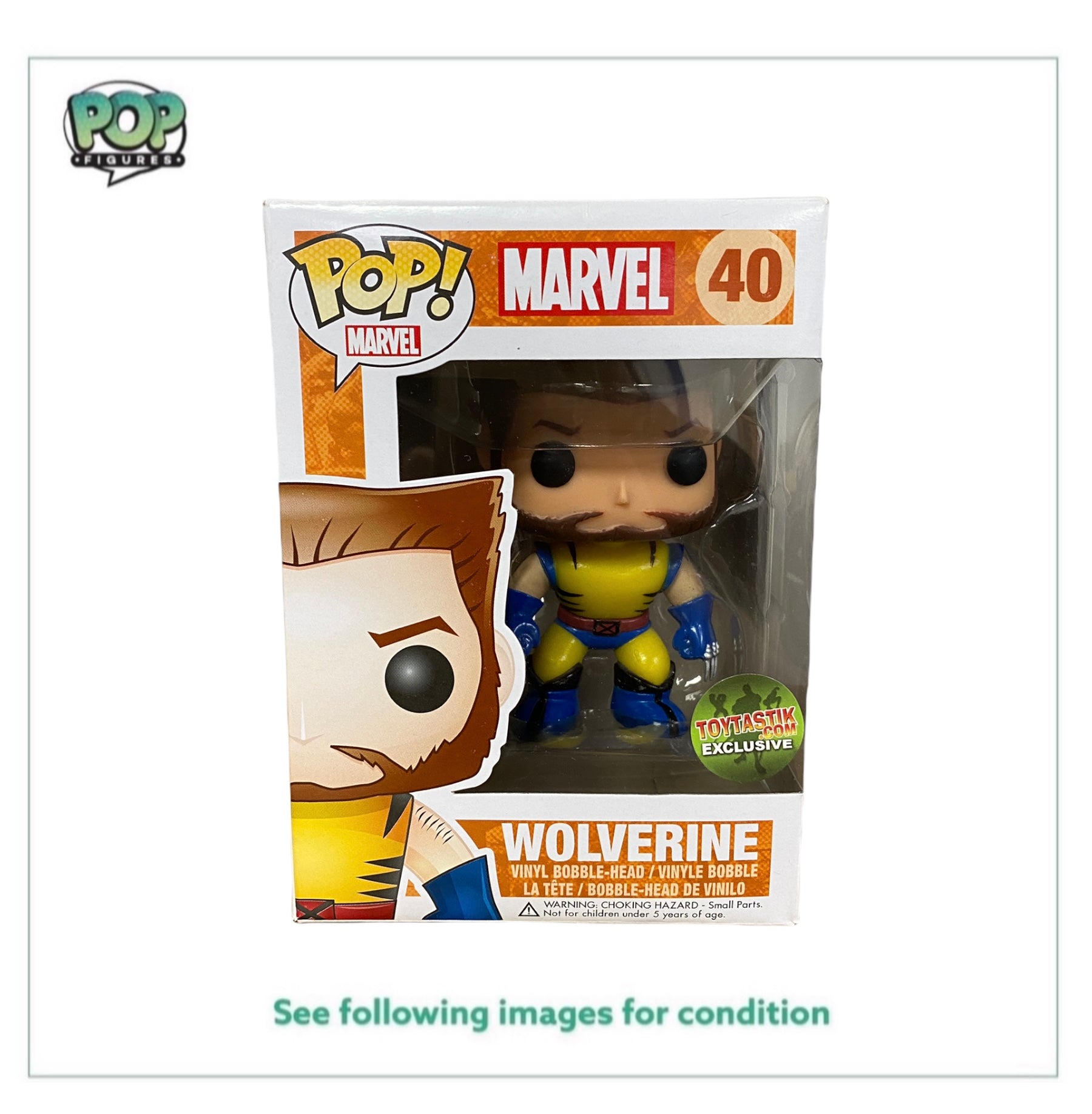 Wolverine #40 (Unmasked) Funko Pop! - Marvel - ToyTastik.com Exclusive