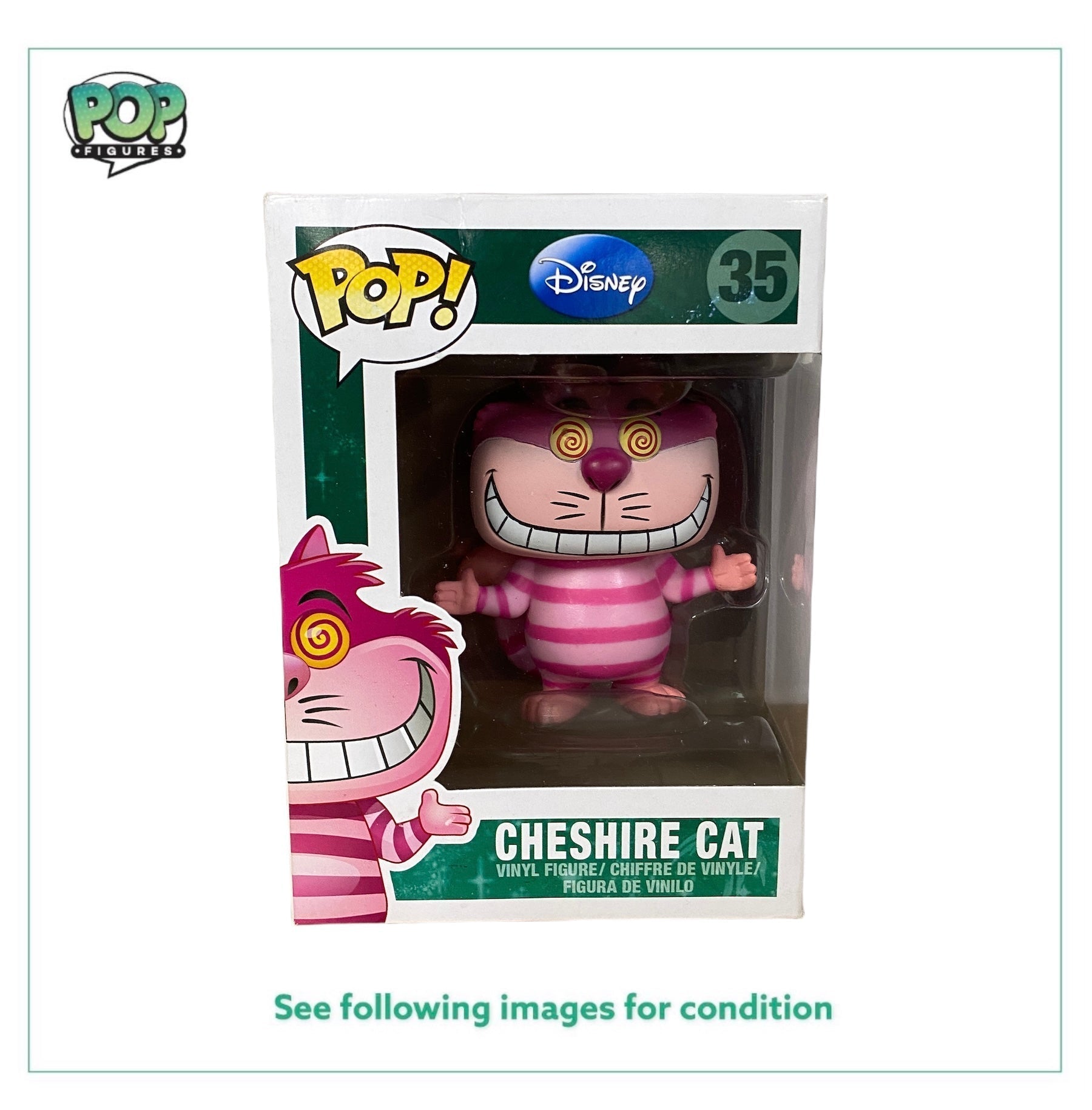 Cheshire Cat #35 Funko Pop! - Disney Series 3: Alice In Wonderland - 2012 Pop! -