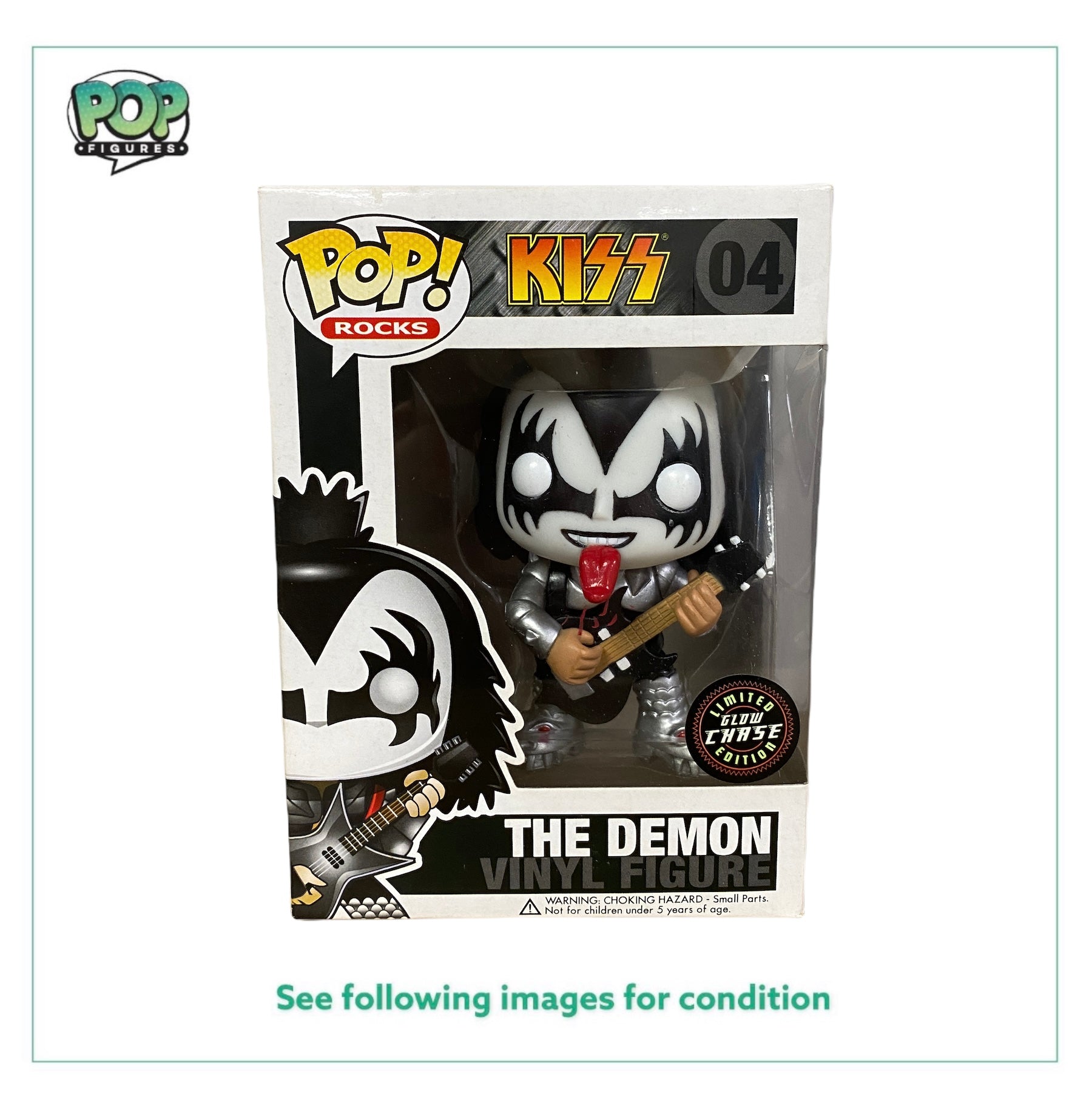 The Demon #04 (Glow Chase) Funko Pop! - KISS - 2011 Pop!