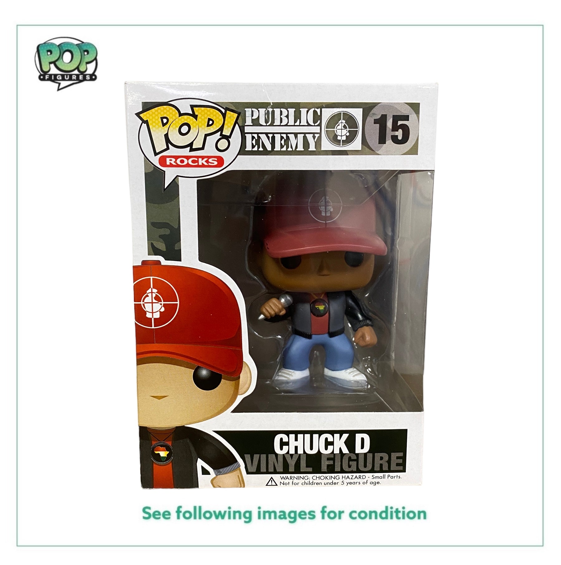 Chuck D #15 Funko Pop! - Rocks - 2011 Pop! -