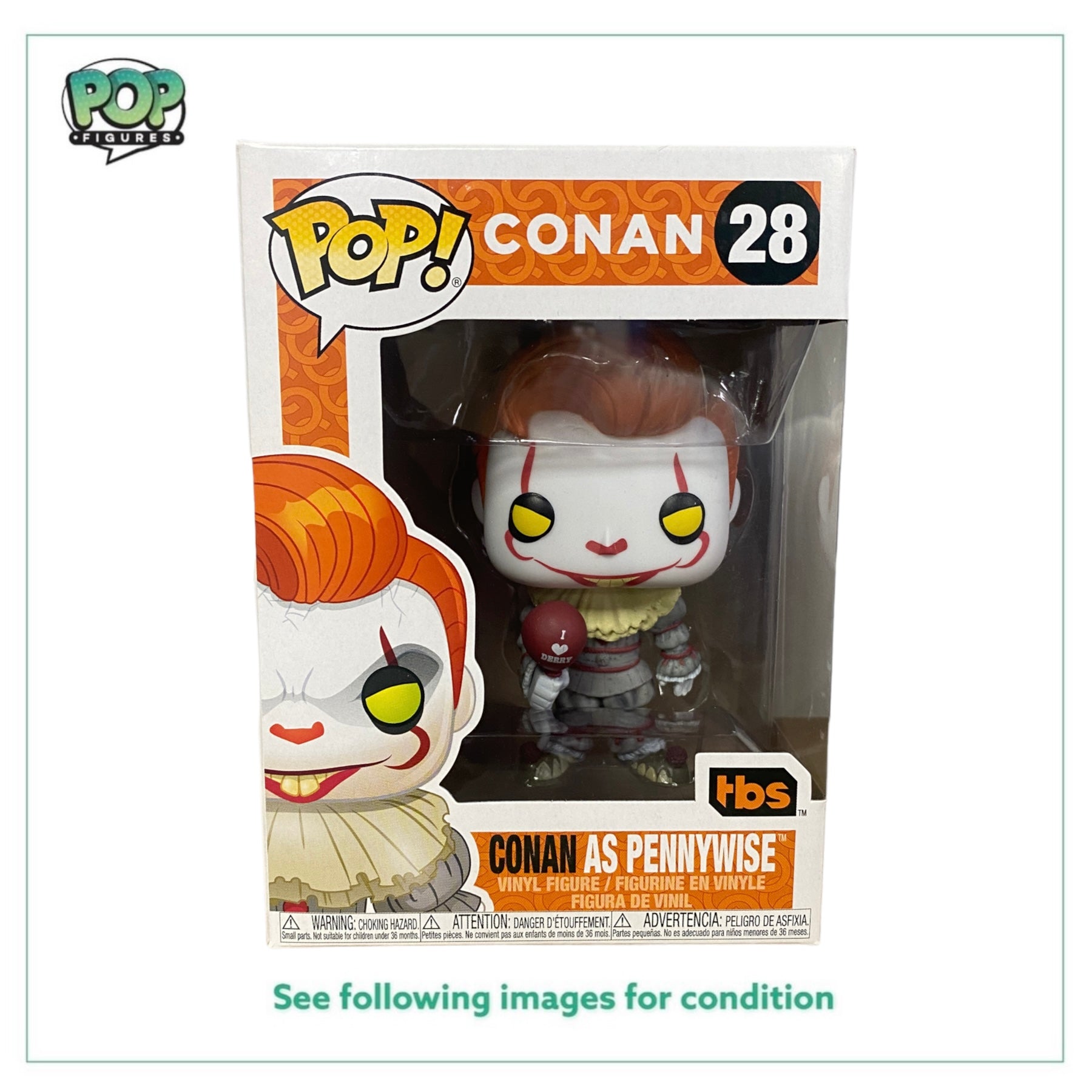 Conan as Pennywise #28 Funko Pop! - Conan - 2019 Pop! -