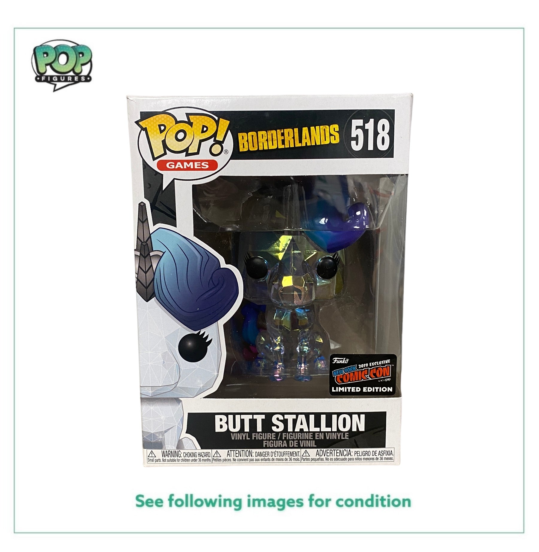 Butt Stallion #518 Funko Pop! - Borderlands - NYCC 2019 Official Convention Exclusive -