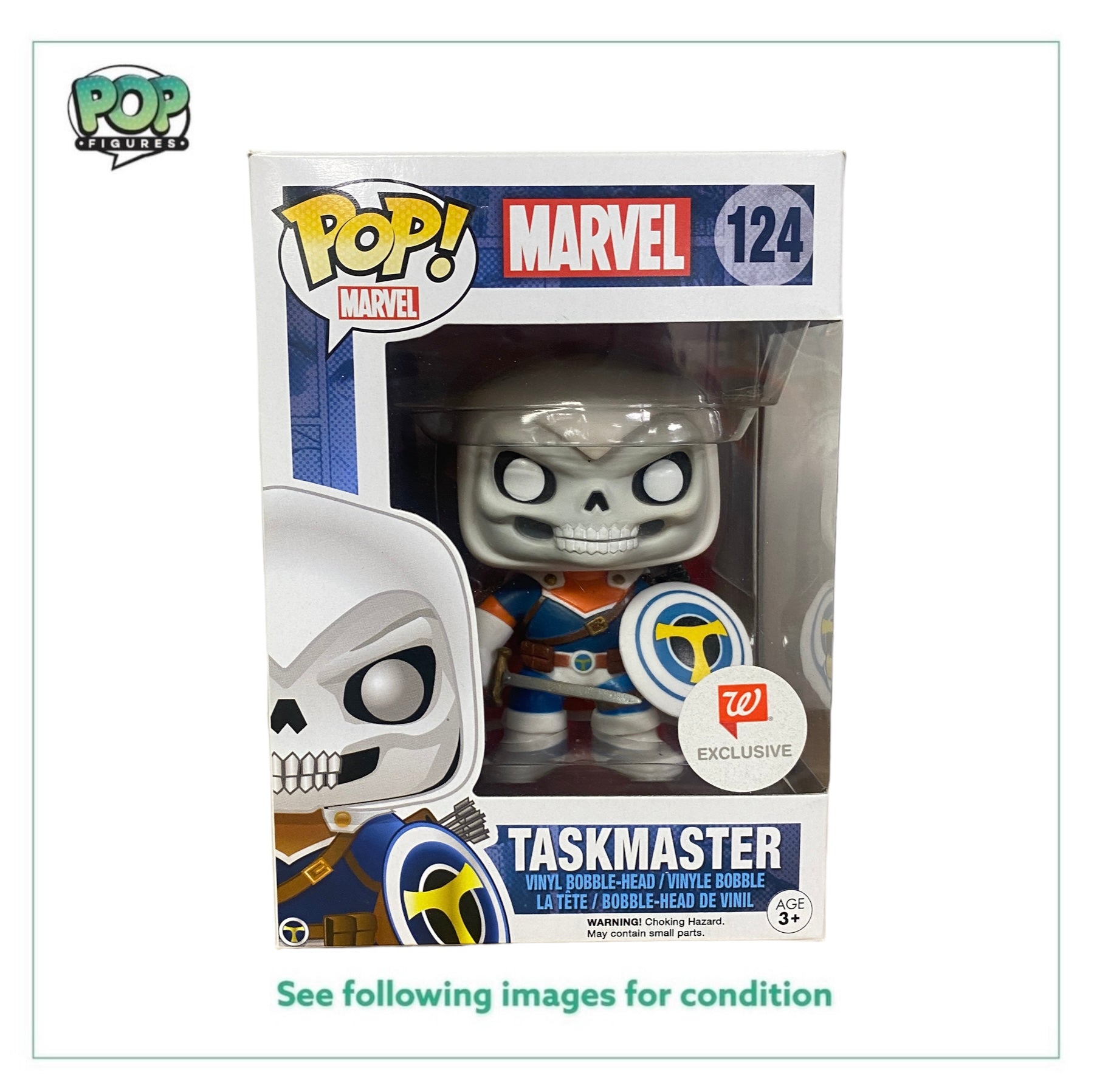 Taskmaster #124 (Error Glow) Funko Pop! - Marvel - 2015 Pop! - Walgreens Exclusive -