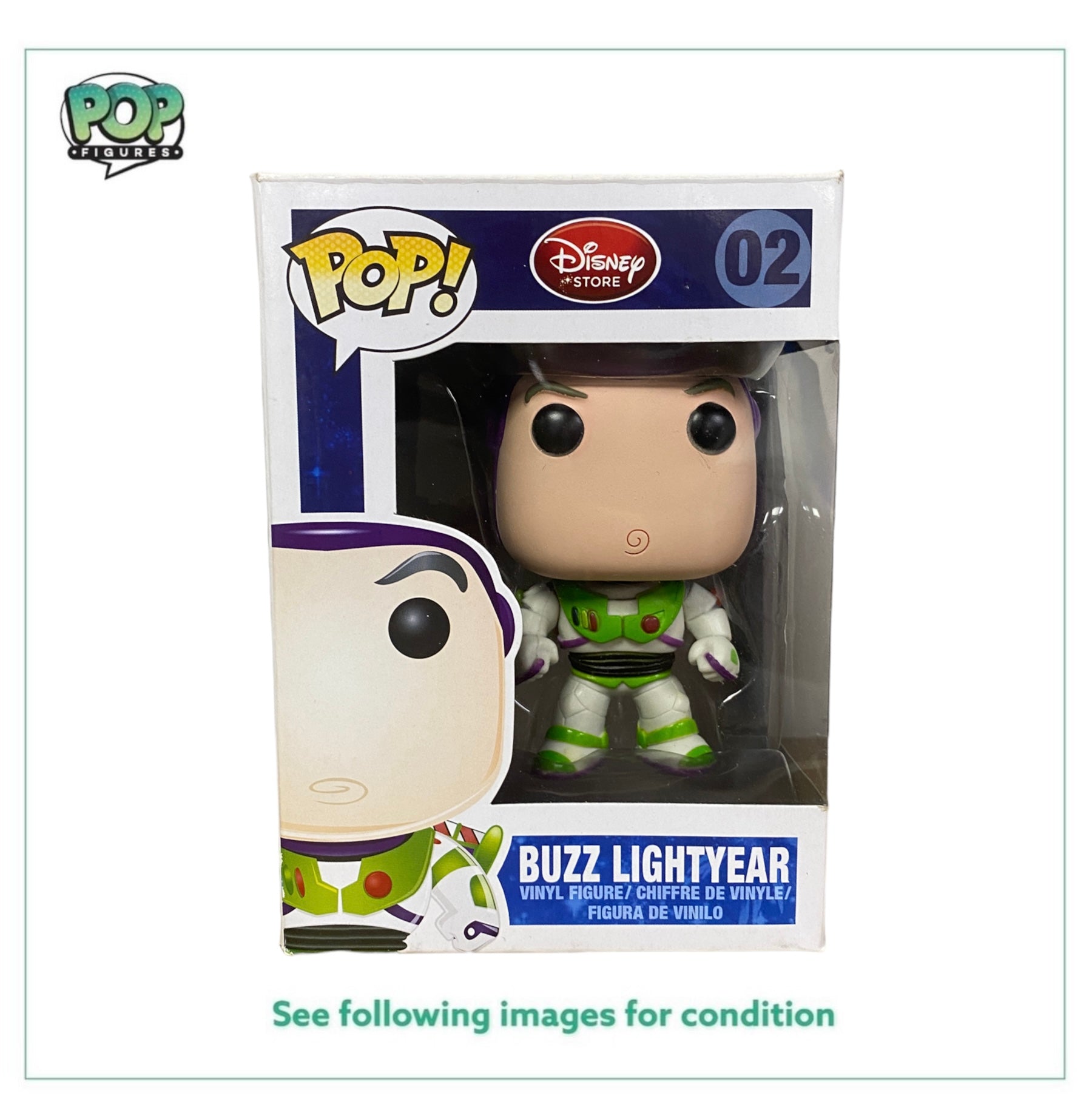 Buzz Lightyear #02 (Disney Store Logo) Funko Pop! - Disney Series 1 - 2011 Pop! -