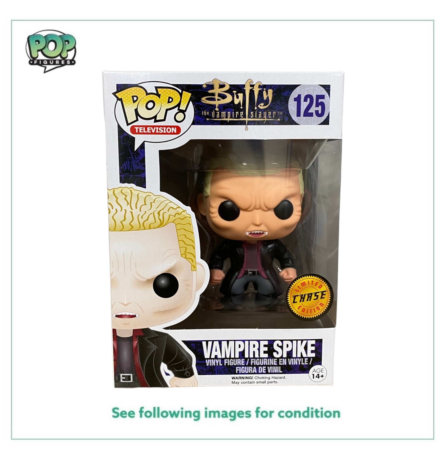 Vampire Spike #125 (Chase) Funko Pop! - Buffy The Vampire Slayer - 2014 Pop! -