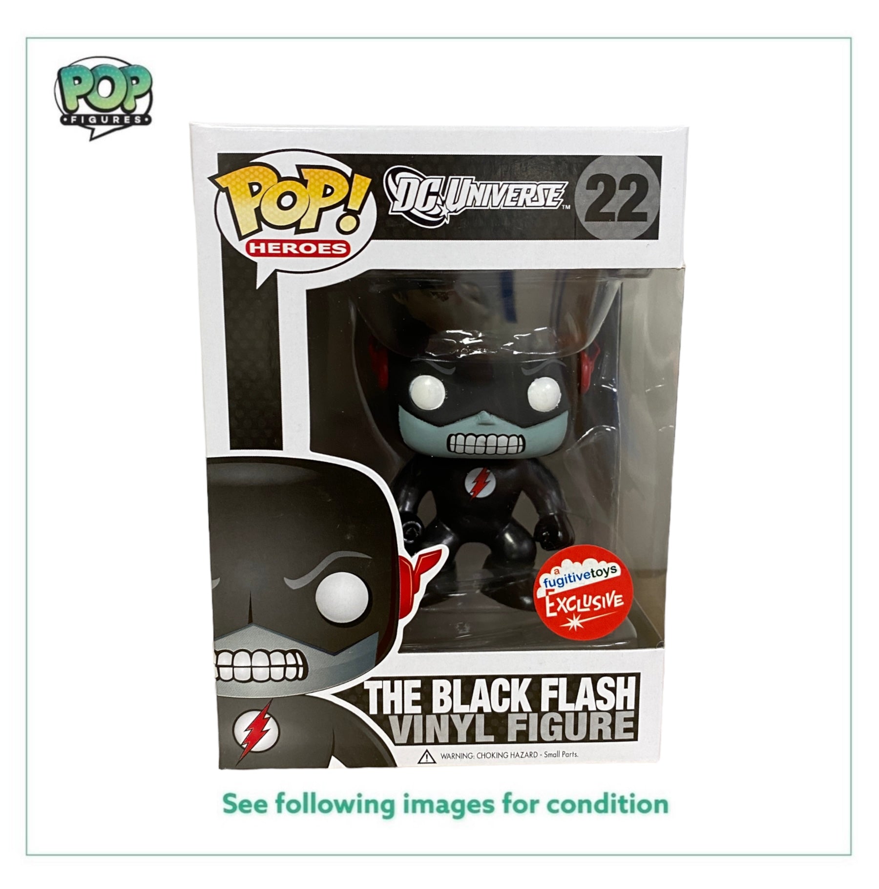 The Black Flash #22 Funko Pop! - DC Universe - 2012 Pop! - Fugitive Toys Exclusive -