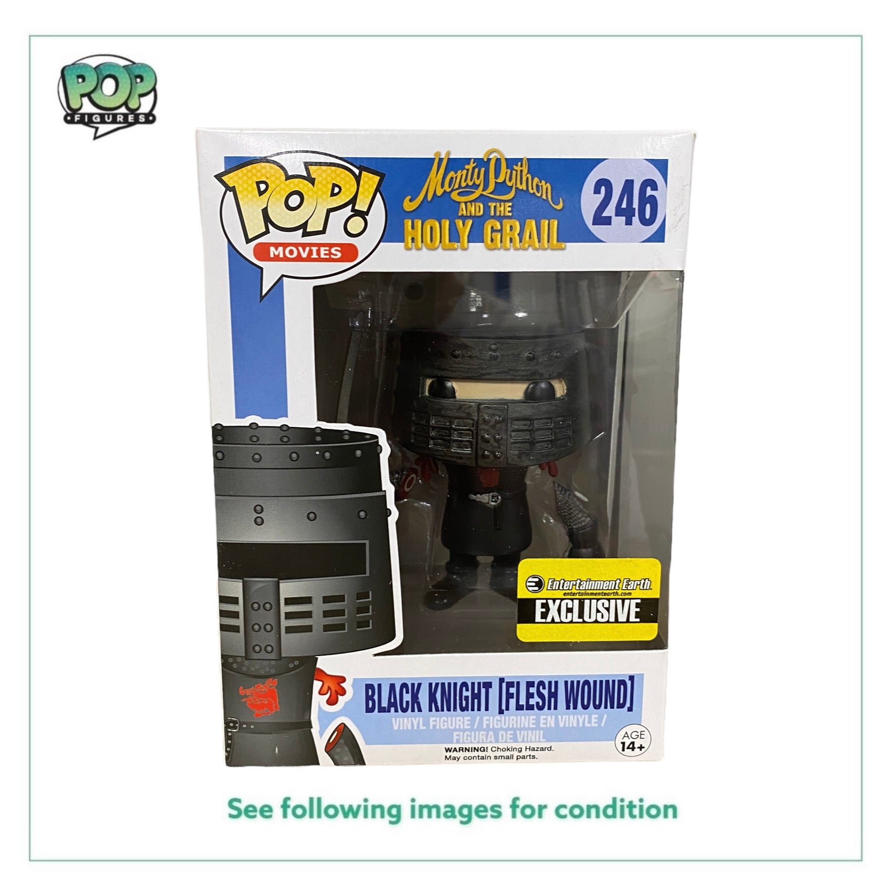 Black Knight [Flesh Wound] #246 Funko Pop! - Monty Python And The Holy Grail - Entertainment Earth Exclusive -