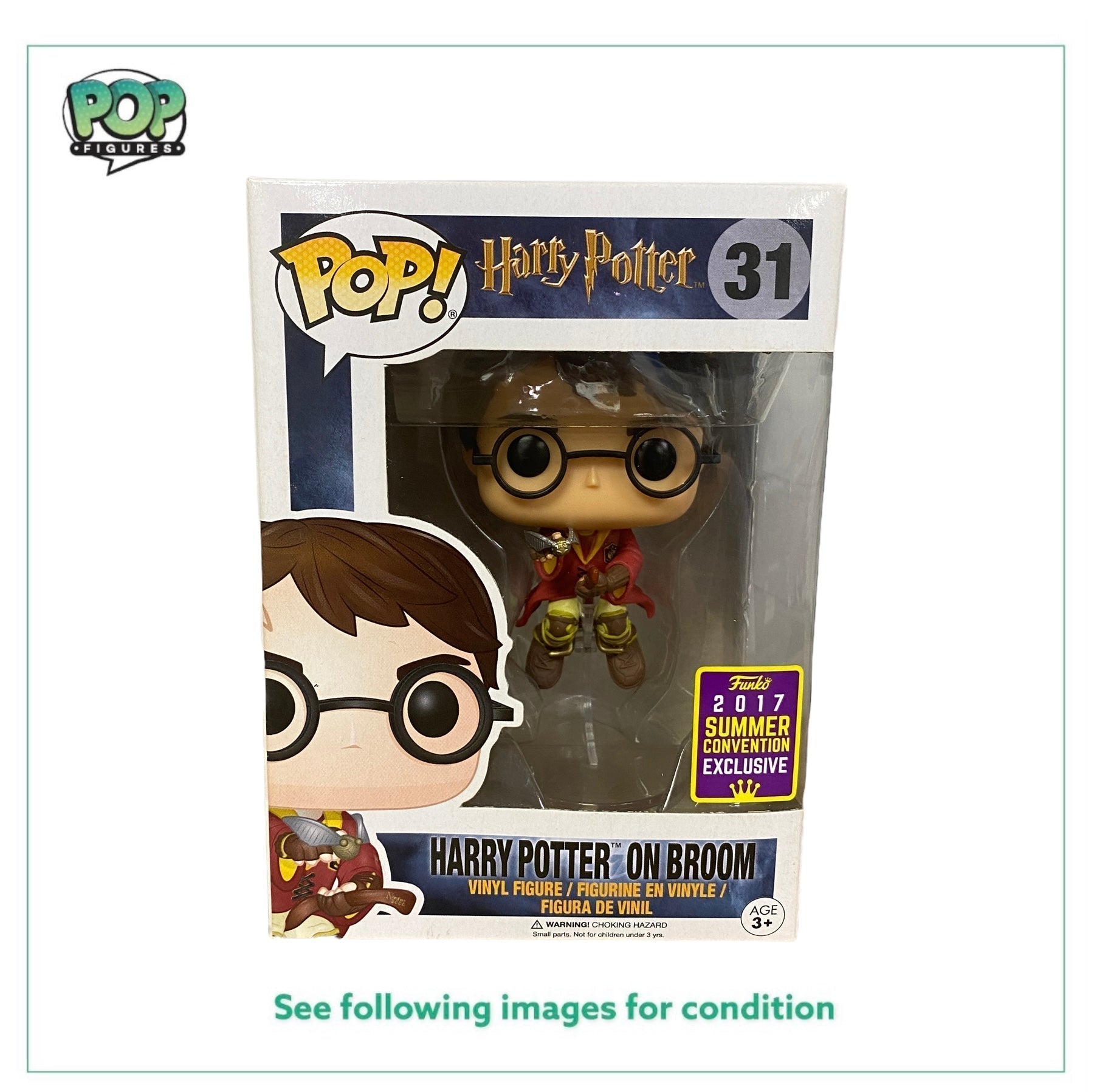 Harry Potter On Broom #31 Funko Pop! - Harry Potter - SDCC 2017 Shared Exclusive -