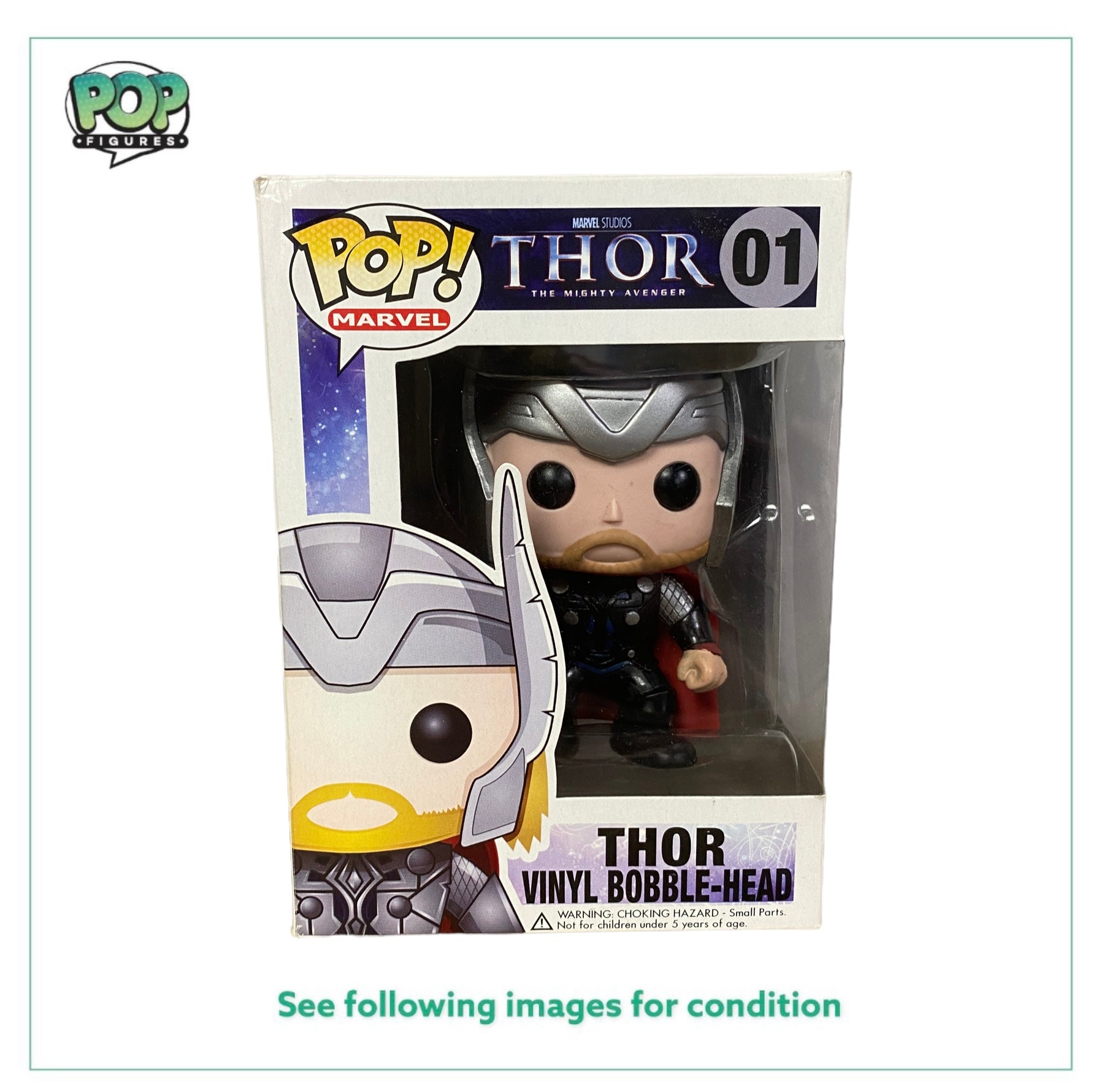 Thor #01 Funko Pop! - Thor: The Mighty Avenger! - 2010 Pop! -