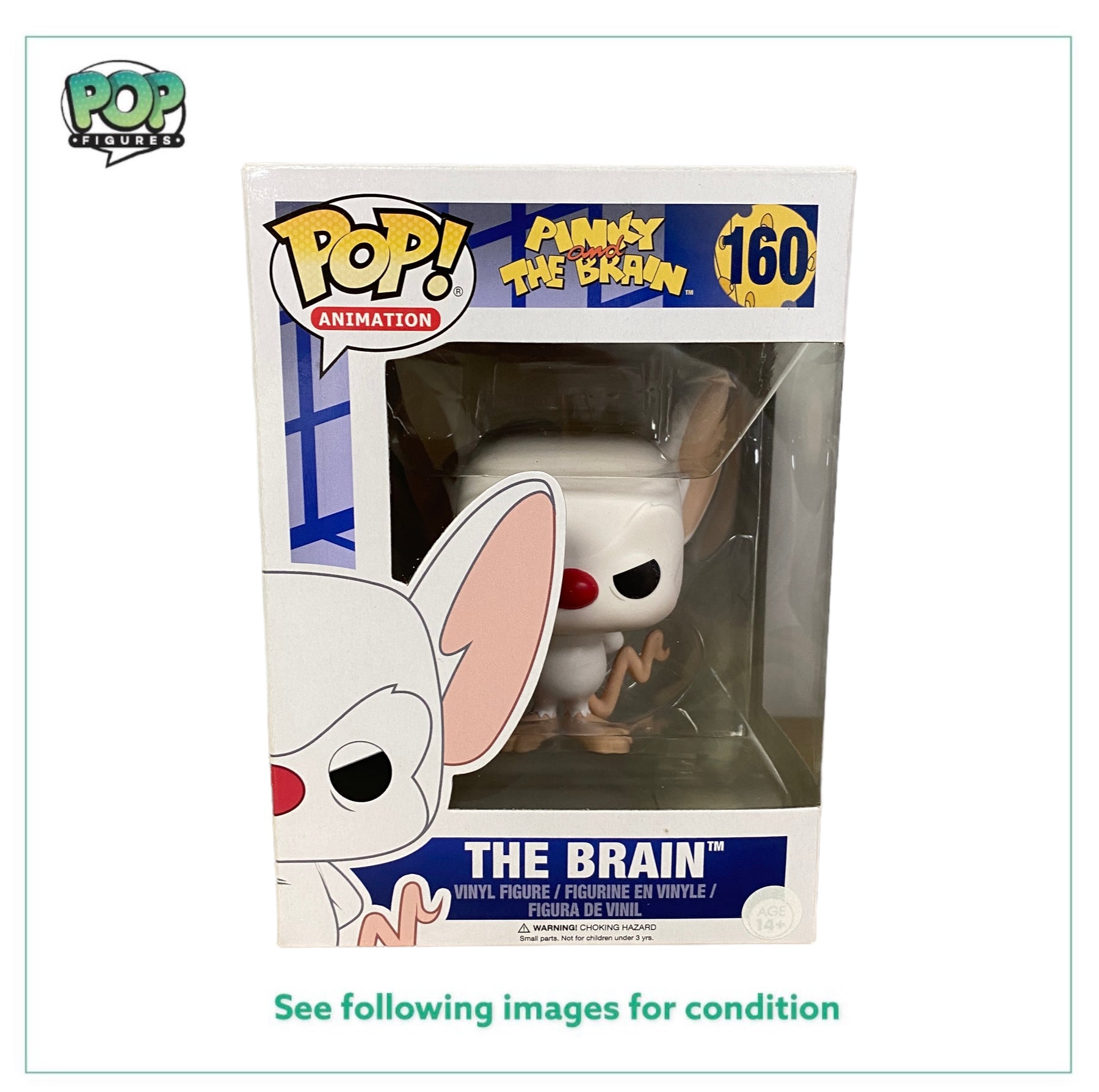 The Brain #160 Funko Pop! - Pinky And The Brain - 2016 Pop! -