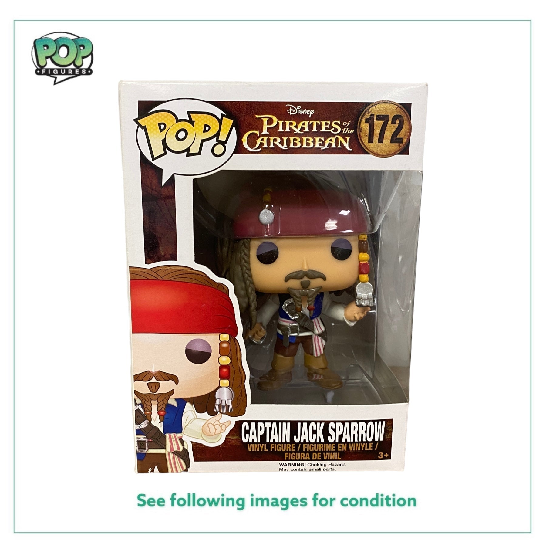 Captain Jack Sparrow #172 Funko Pop! - Pirates Of The Caribbean -