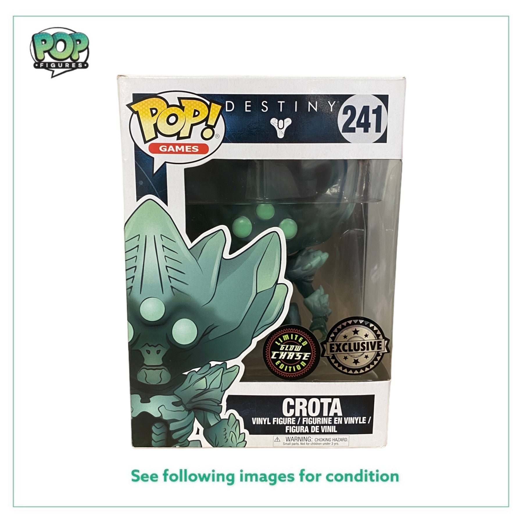 Crota #241 (Glow Chase) Funko Pop! - Destiny - 2017 Pop! - Exclusive -