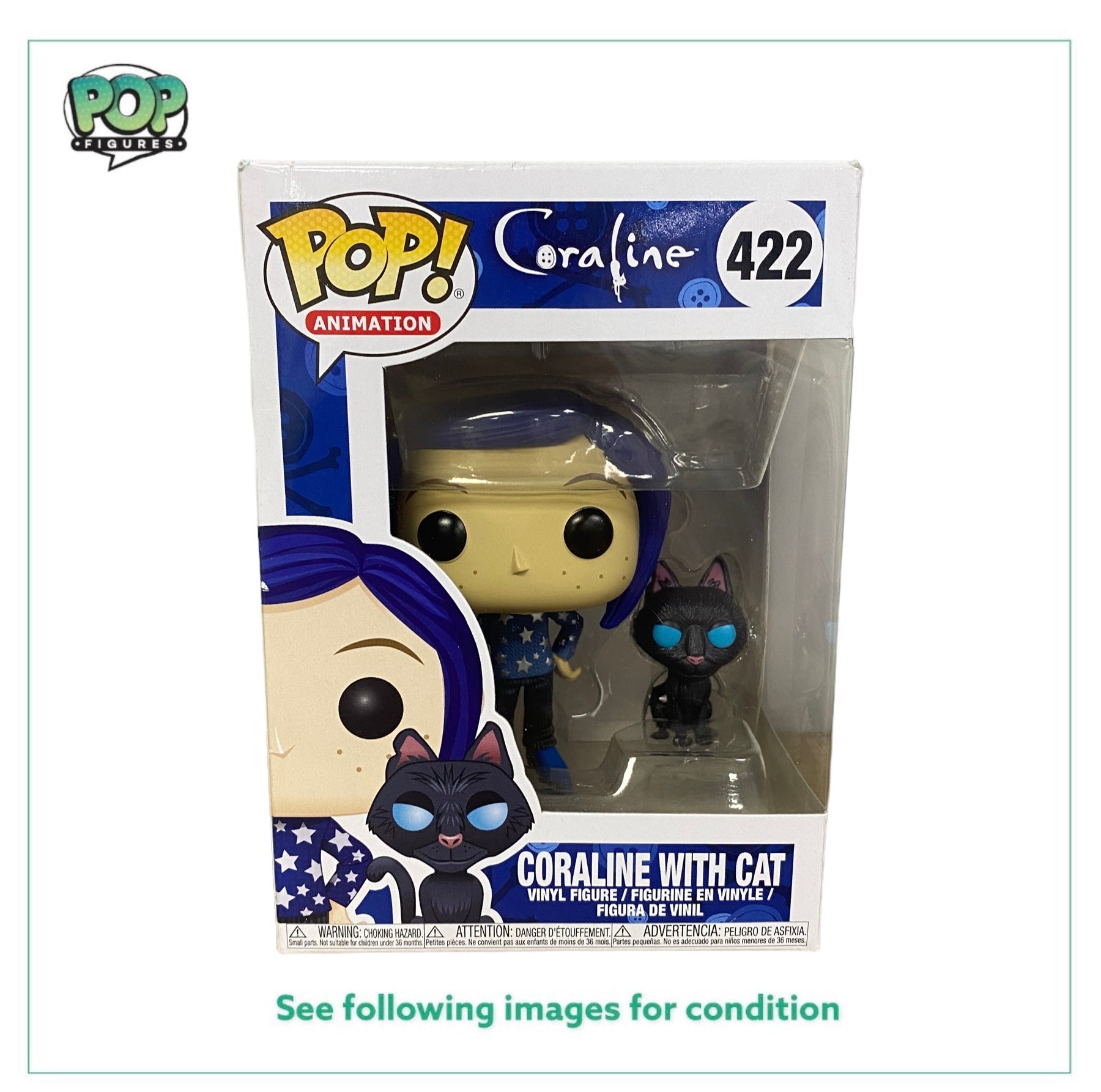 Coraline With Cat #422 Funko Pop! - Coraline - 2018 Pop! -