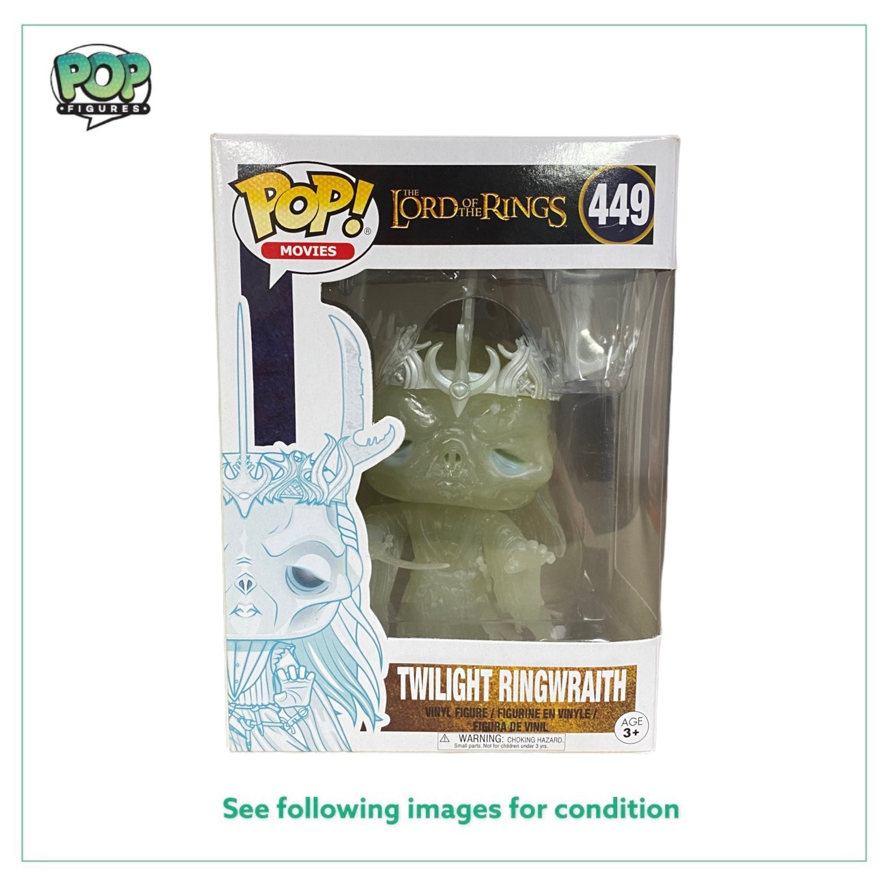 Twilight Ringwraith #449 (Glows In The Dark) Funko Pop! - The Lord Of The Rings - 2017 Pop! -