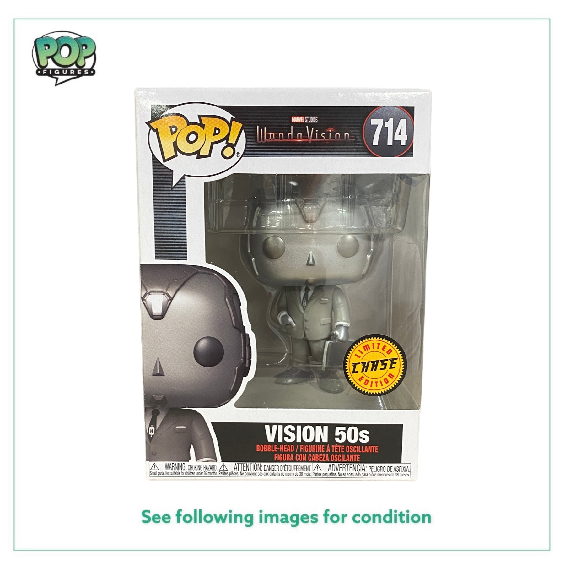 Vision 50's #714 (Chase) Funko Pop! - Wandavision -