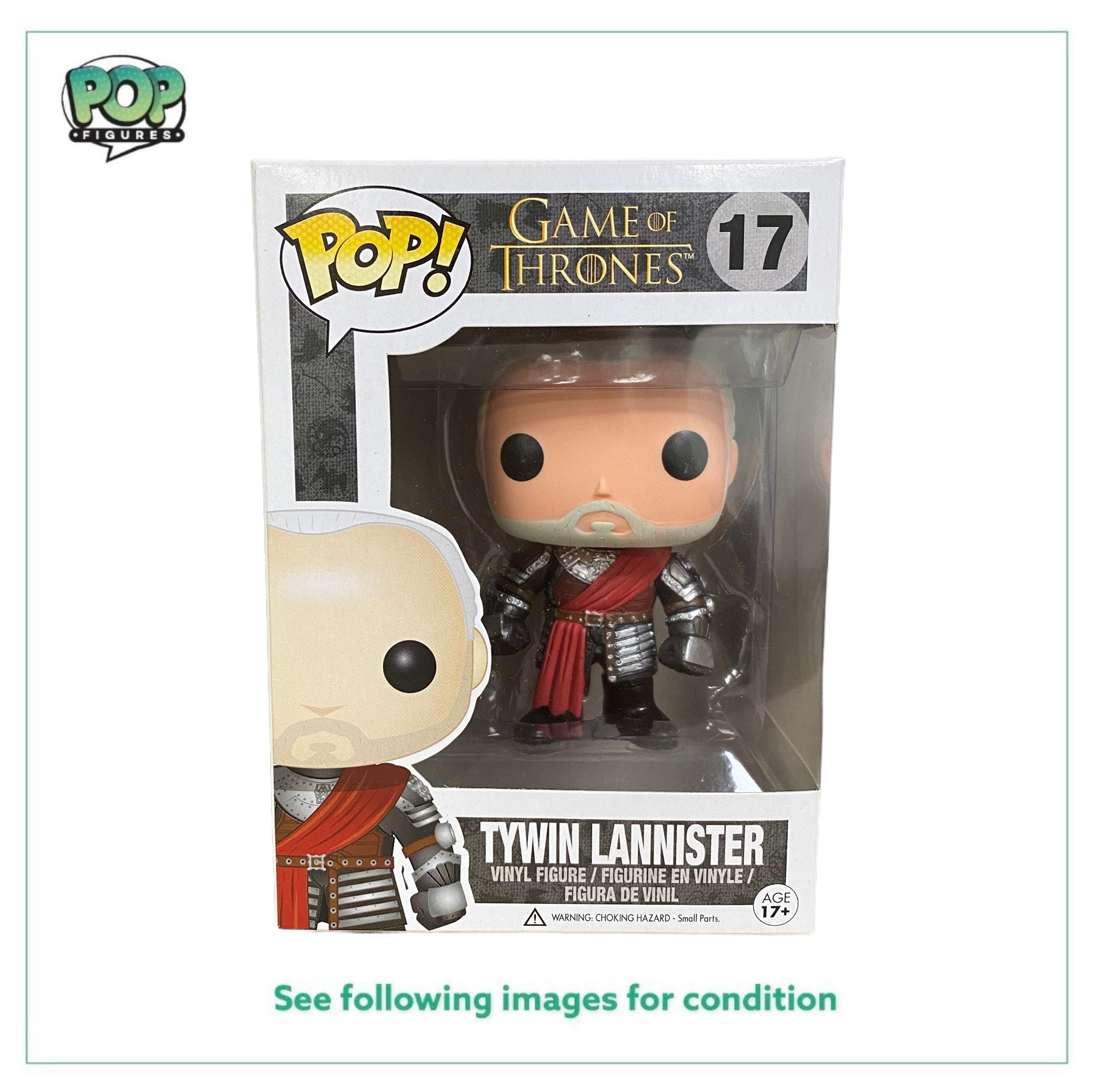 Tywin Lannister #17 (Silver) Funko Pop! - Game Of Thrones - 2013 Pop! -